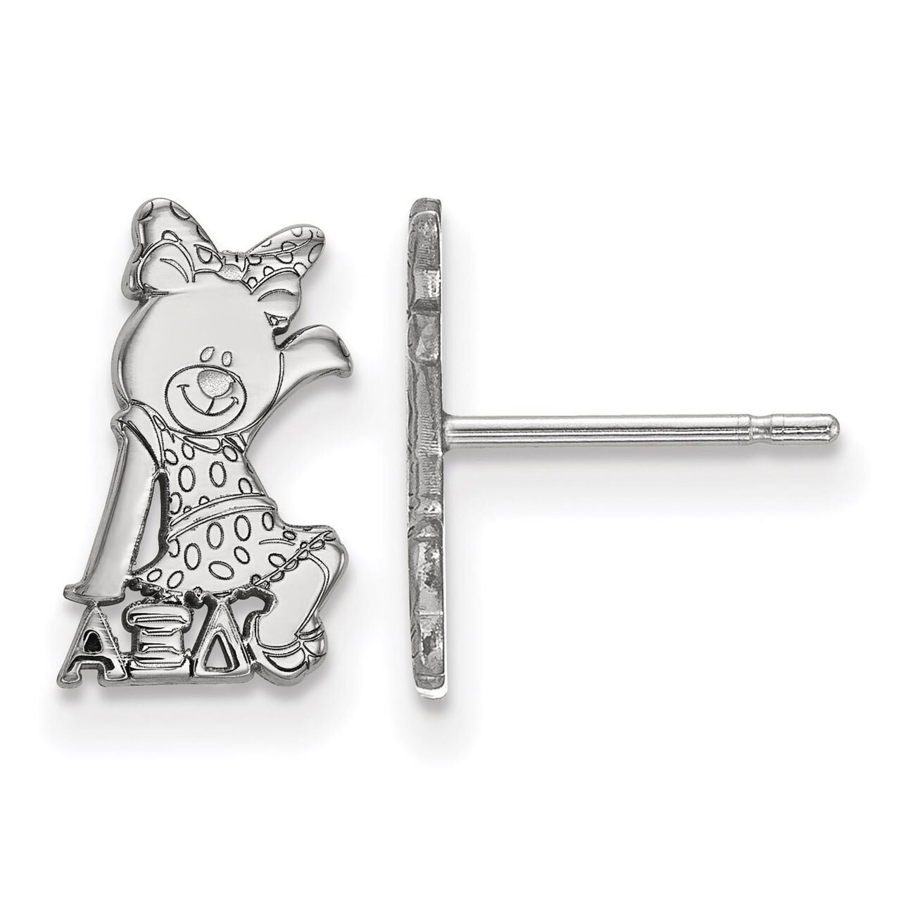 Alpha Xi Delta Extra Small Post Earrings Sterling Silver SS038AXD, MPN: SS038AXD, 886774607894