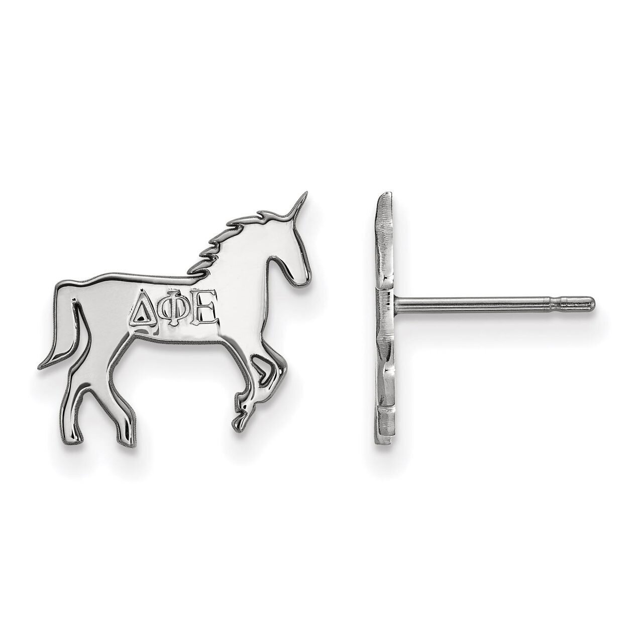 Delta Phi Epsilon Extra Small Post Earrings Sterling Silver SS038DPH, MPN: SS038DPH, 886774607931