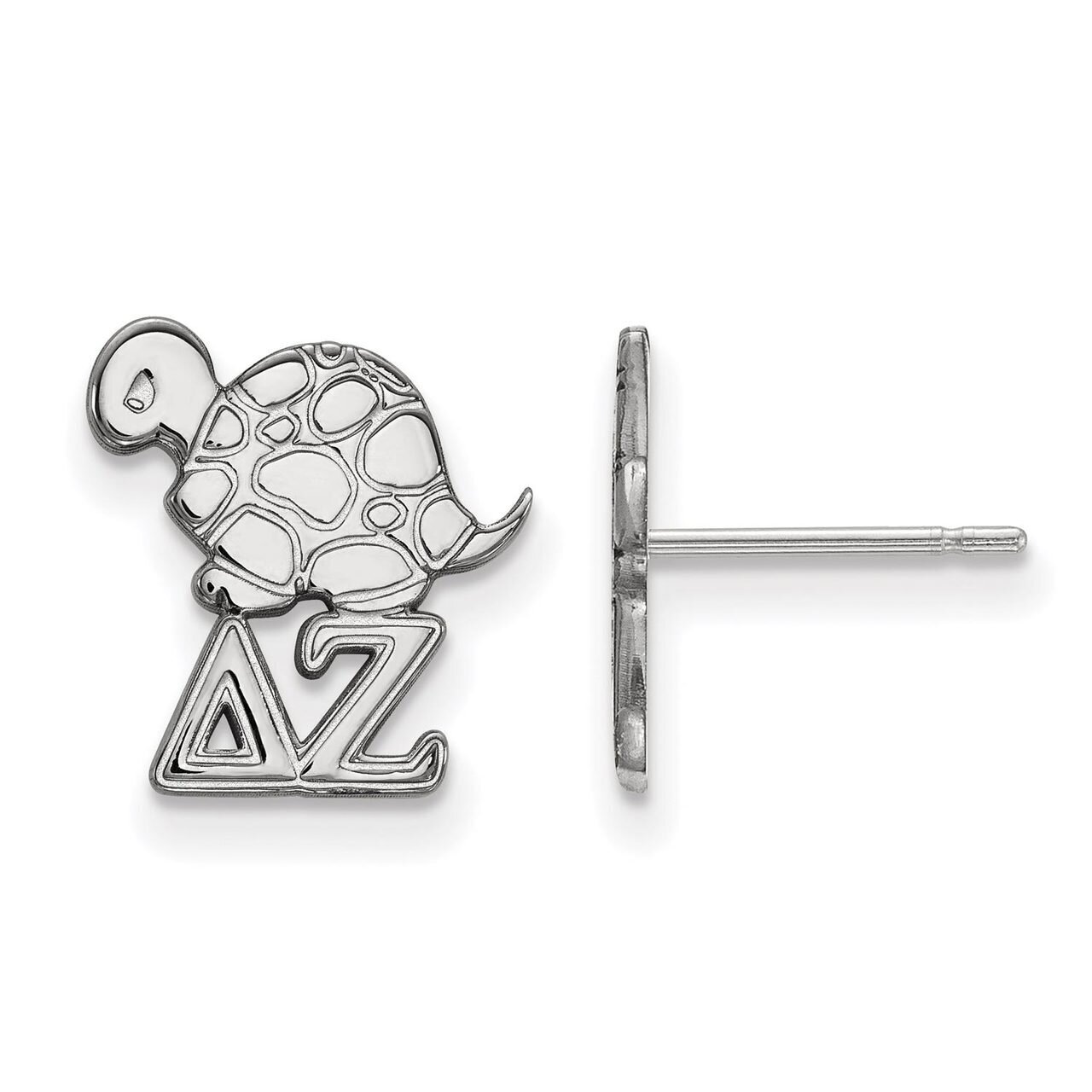 Delta Zeta Extra Small Post Earrings Sterling Silver SS038DZ, MPN: SS038DZ, 886774607948