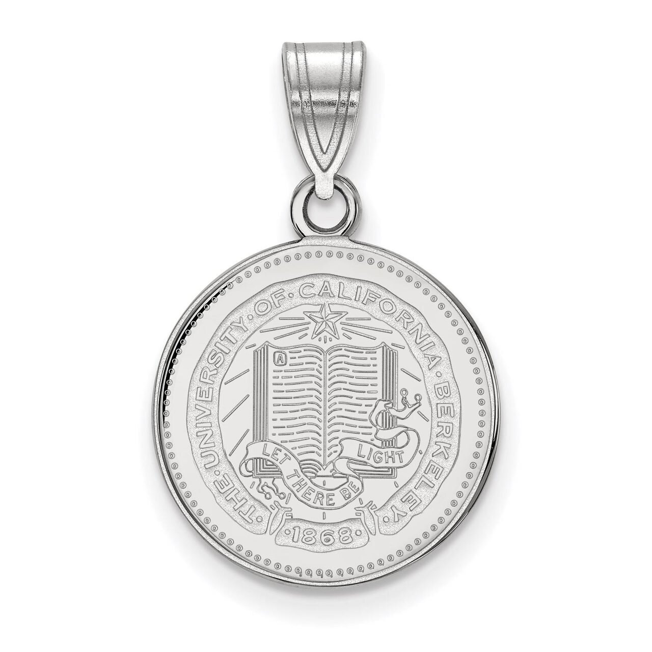 University of California Berkeley Medium Crest Pendant Sterling Silver SS038UCB