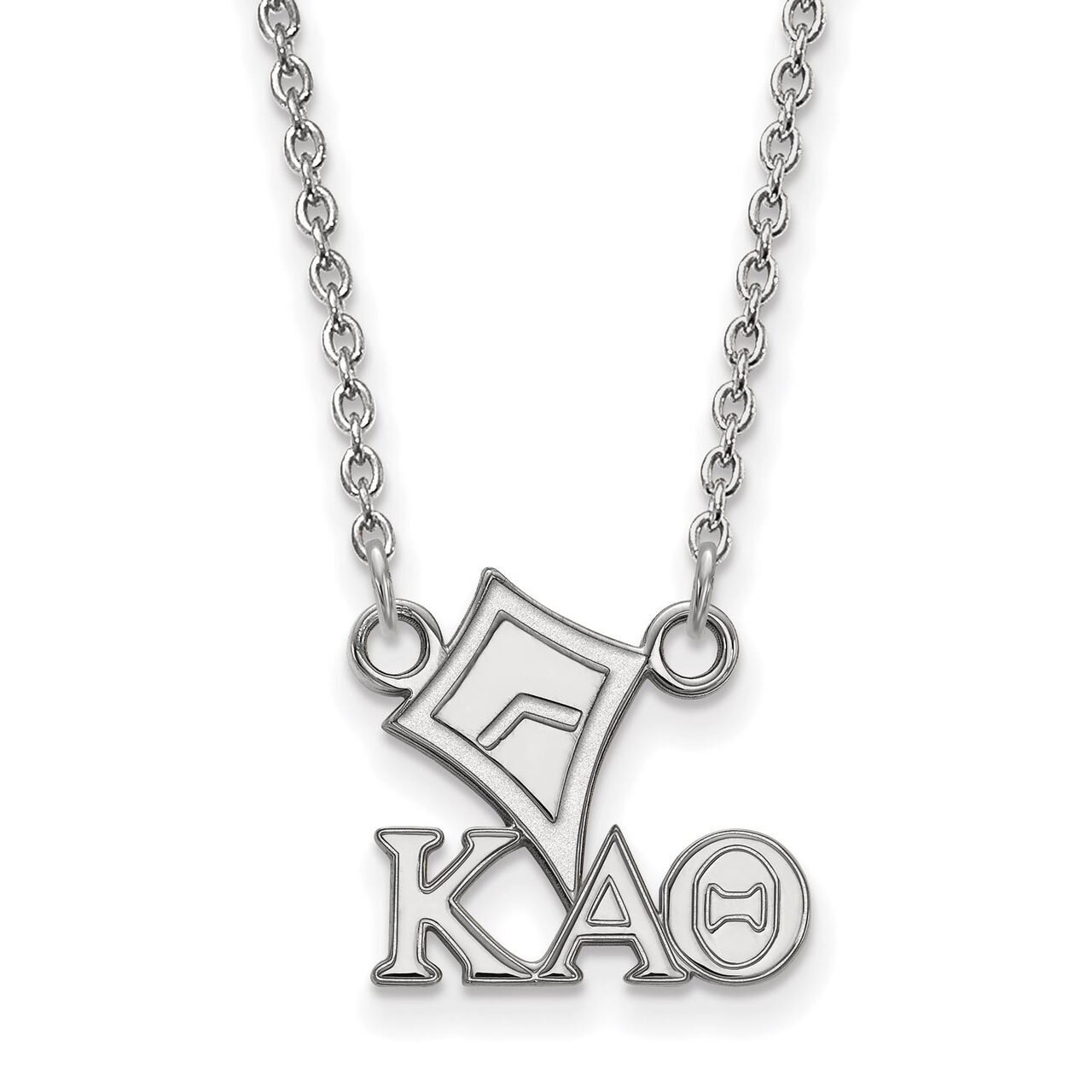 Kappa Alpha Theta Extra Small Pendant with 18 Inch Chain Sterling Silver SS039KAT-18, MPN: SS039KAT…