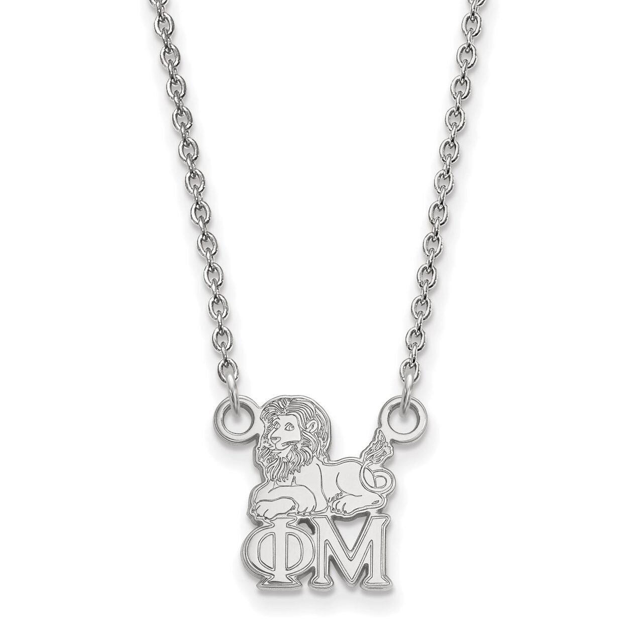 Phi Mu Extra Small Pendant with 18 Inch Chain Sterling Silver SS039PHM-18, MPN: SS039PHM-18, 886774…