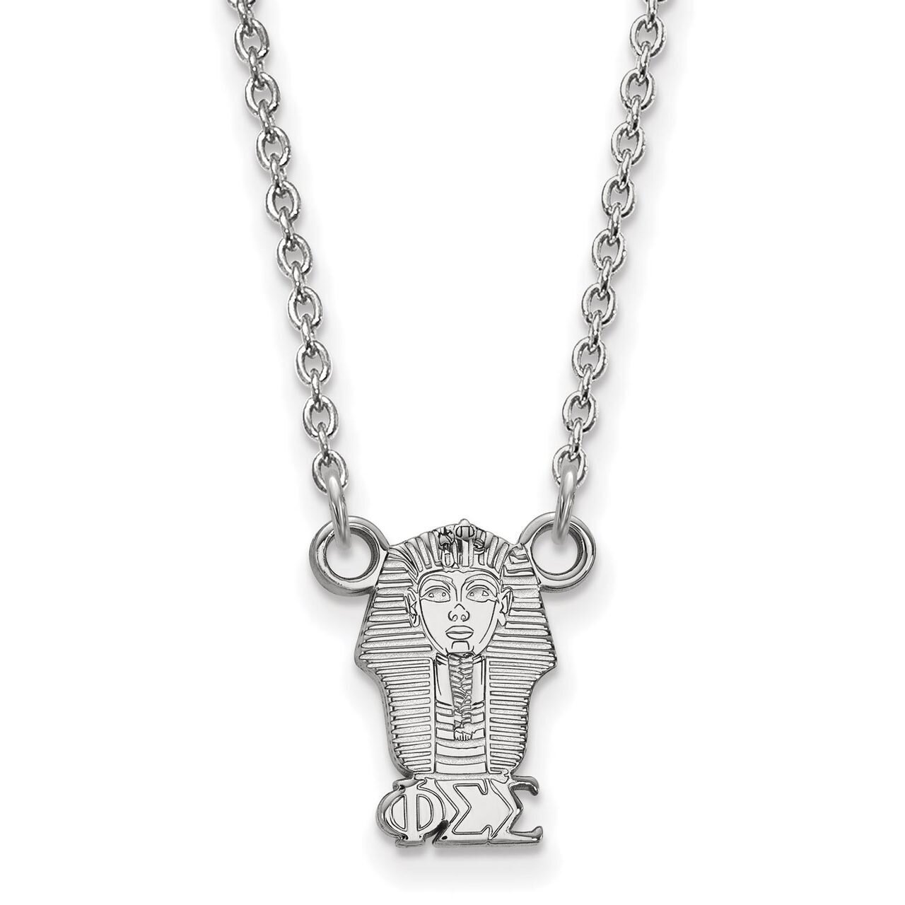 Phi Sigma Sigma Extra Small Pendant with 18 Inch Chain Sterling Silver SS039PSS-18, MPN: SS039PSS-1…