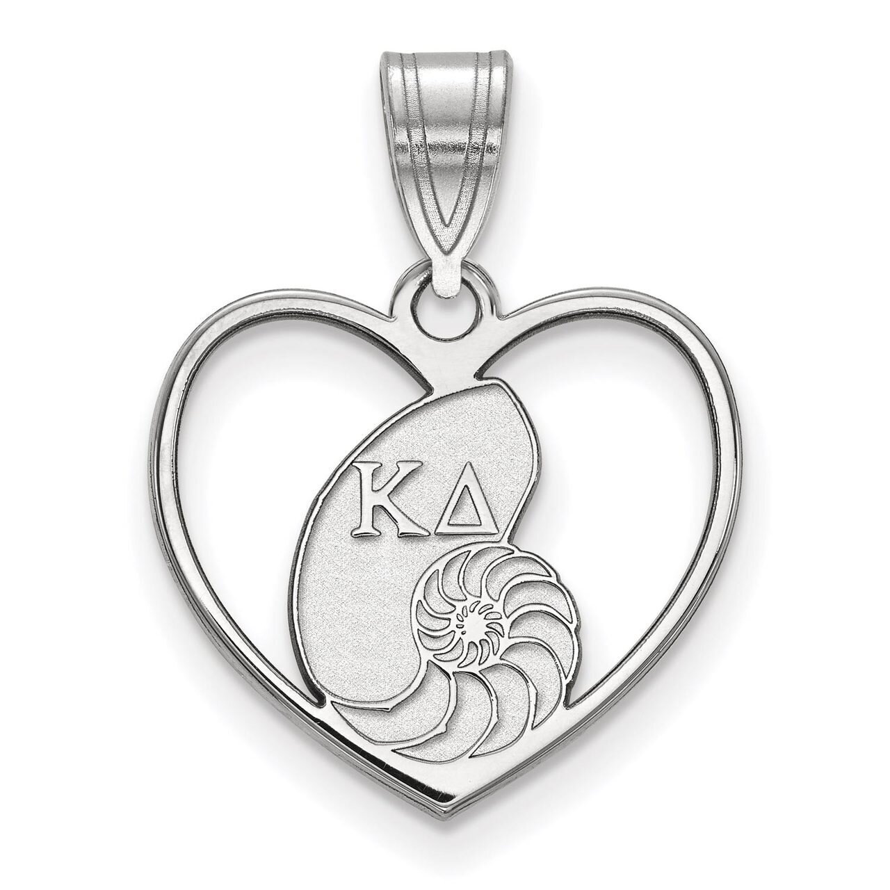 Kappa Delta Heart Pendant Sterling Silver SS040KD, MPN: SS040KD, 886774608495