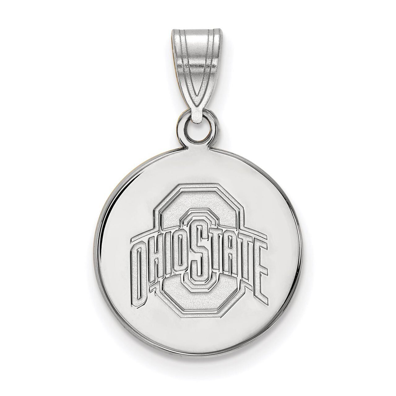 Ohio State University Medium Disc Pendant Sterling Silver SS040OSU, MPN: SS040OSU, 886774693248