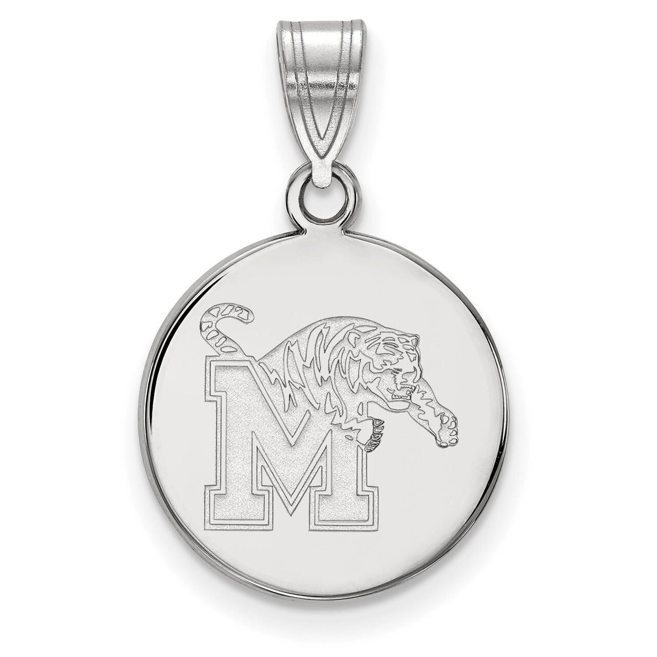 University of Memphis Medium Disc Pendant Sterling Silver SS040UMP, MPN: SS040UMP, 886774710792