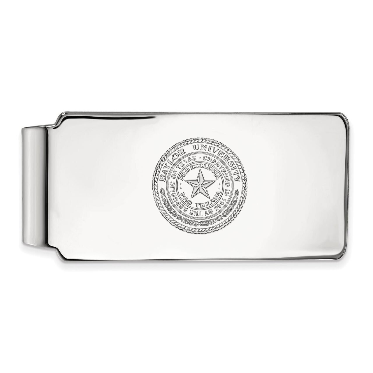 Baylor University Money Clip Crest Sterling Silver SS041BU, MPN: SS041BU, 886774679013
