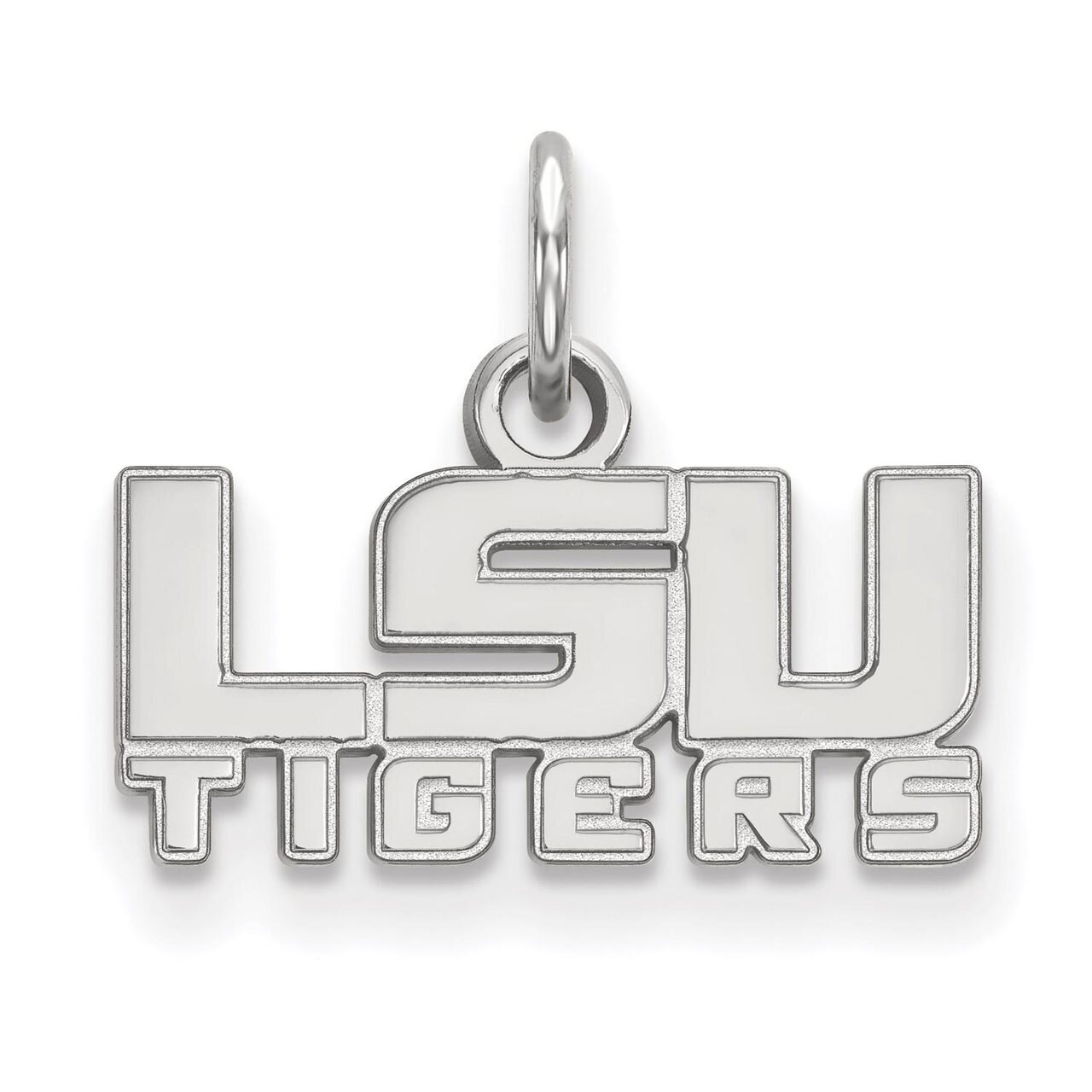 Louisiana State University Extra Small Pendant Sterling Silver SS041LSU