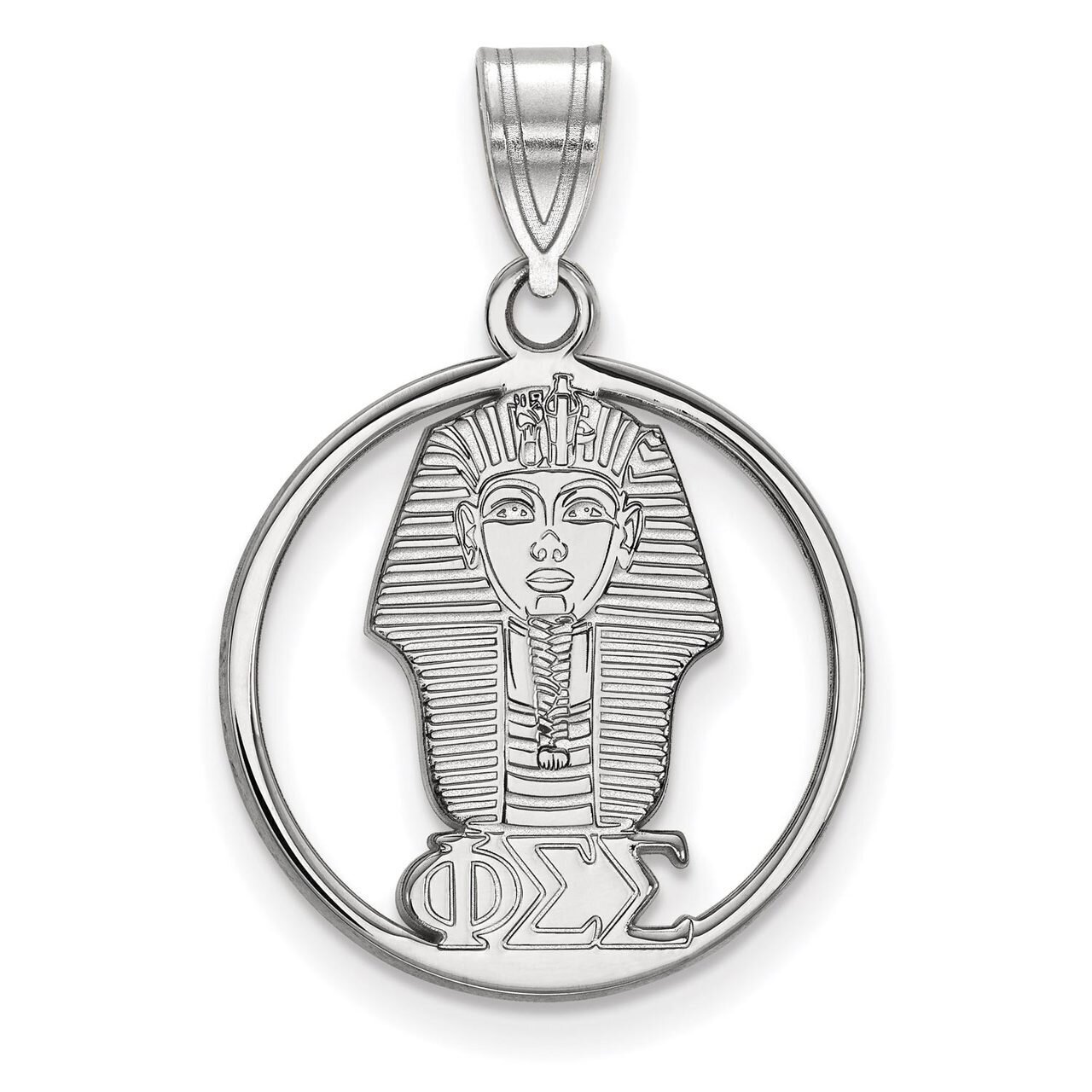 Phi Sigma Sigma Small Circle Pendant Sterling Silver SS041PSS, MPN: SS041PSS, 886774608792
