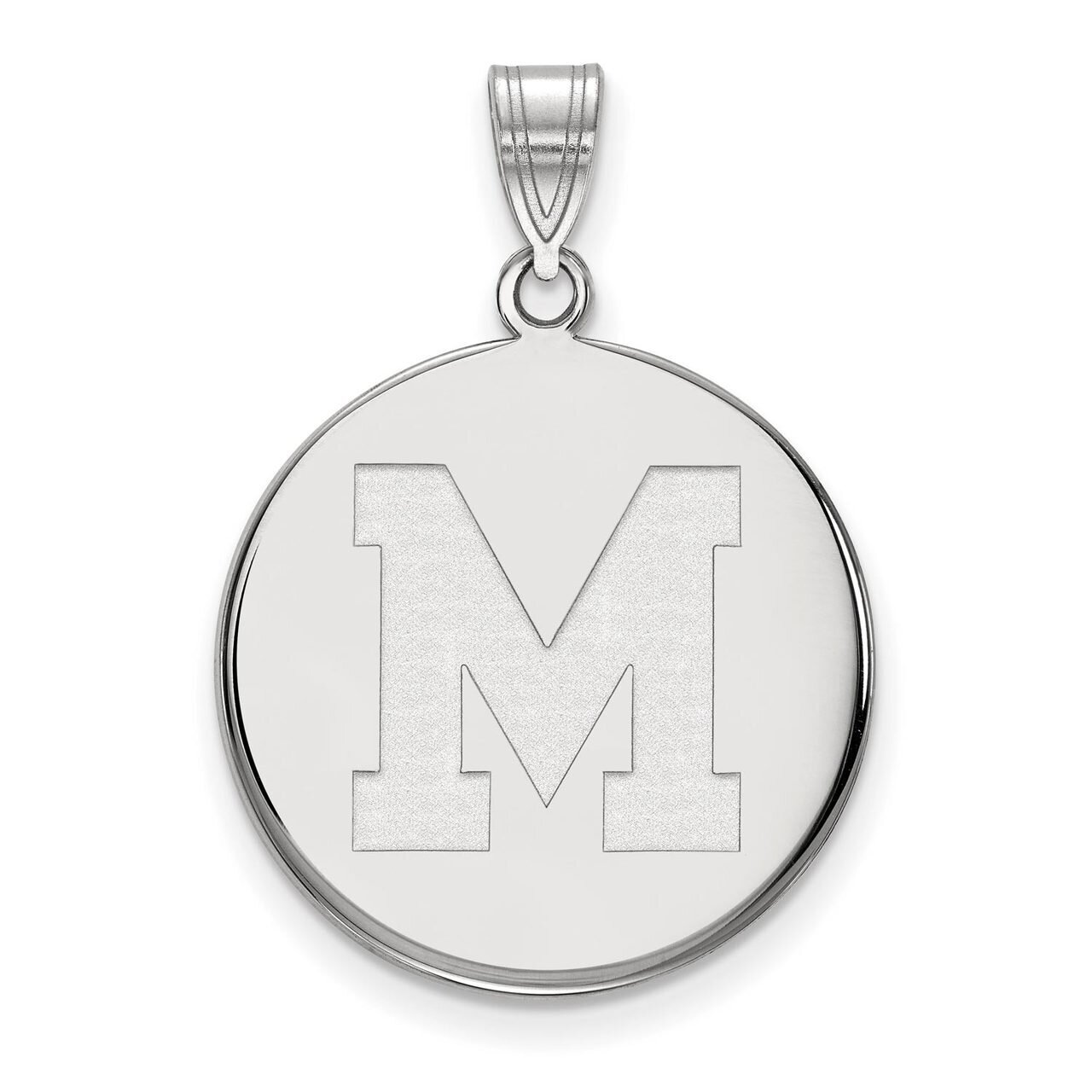 University of Memphis Large Disc Pendant Sterling Silver SS041UMP, MPN: SS041UMP, 886774710921