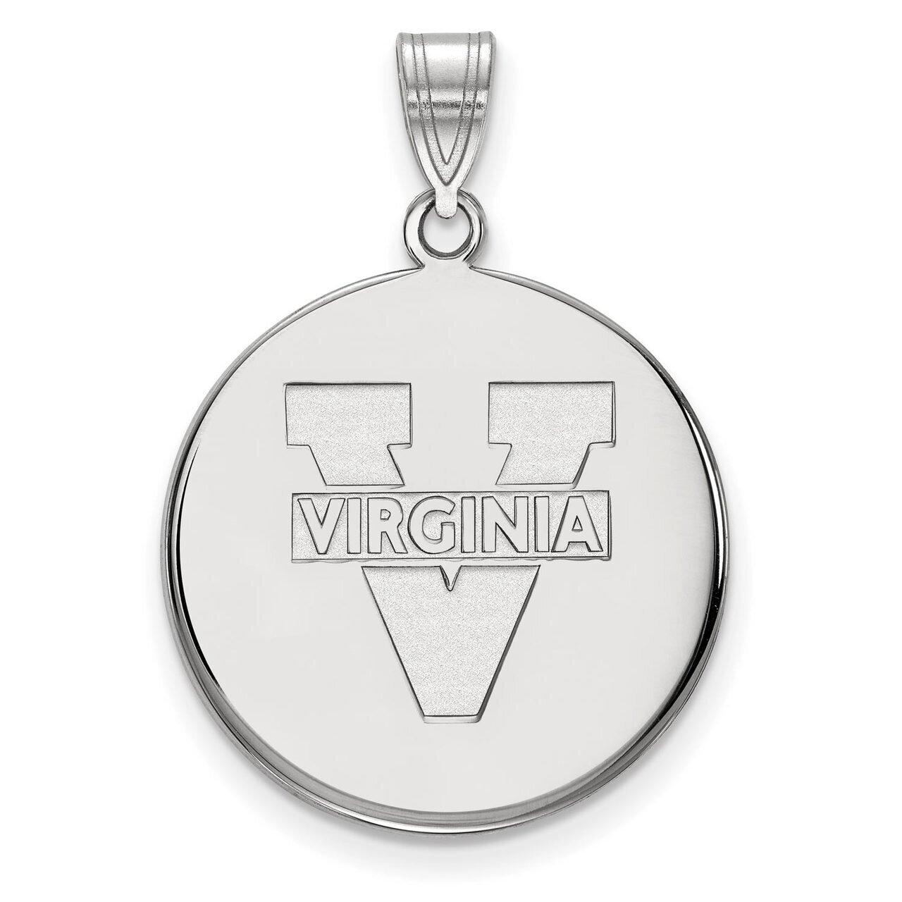 University of Virginia Large Disc Pendant Sterling Silver SS041UVA, MPN: SS041UVA, 886774718378