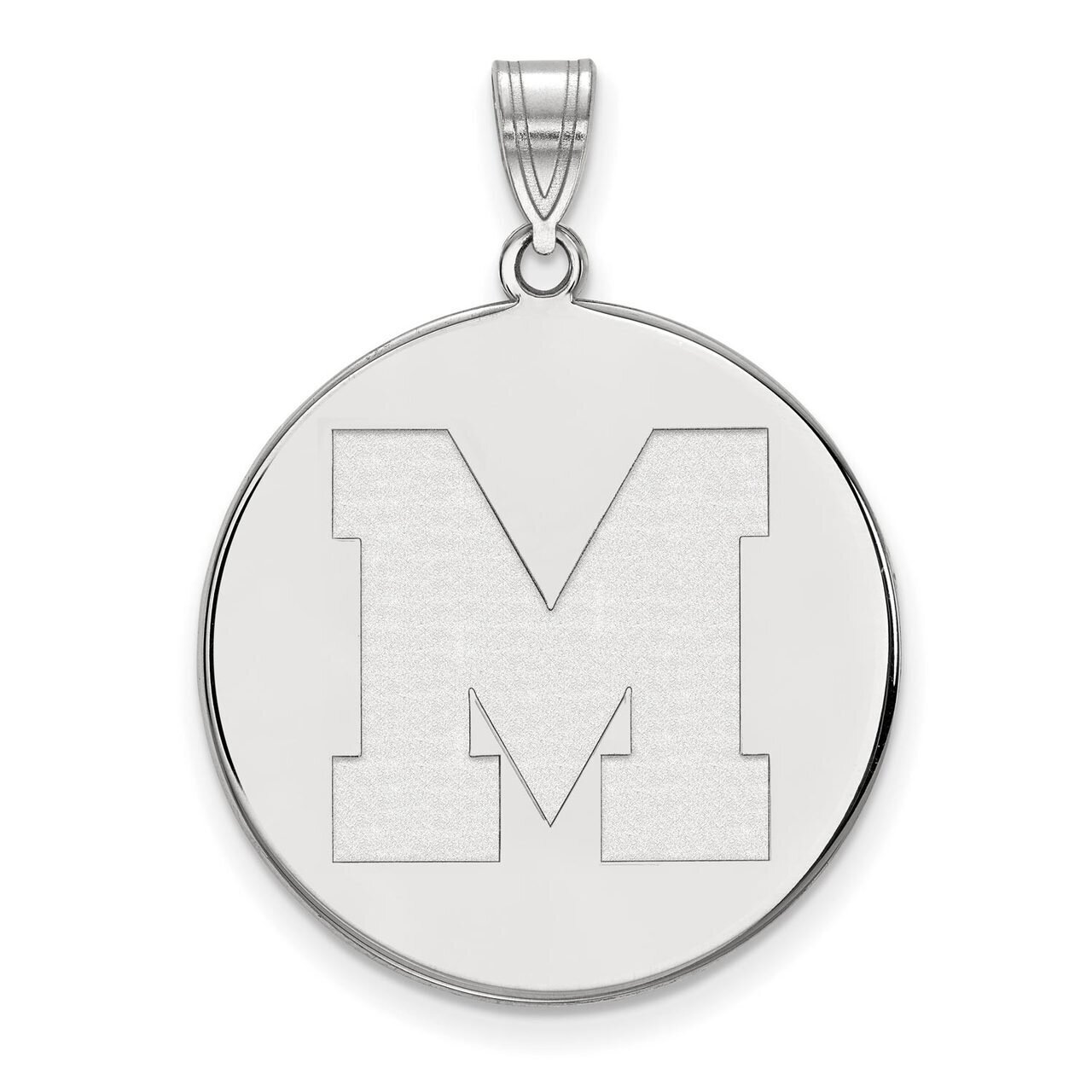 University of Memphis Extra Large Disc Pendant Sterling Silver SS042UMP, MPN: SS042UMP, 886774711096