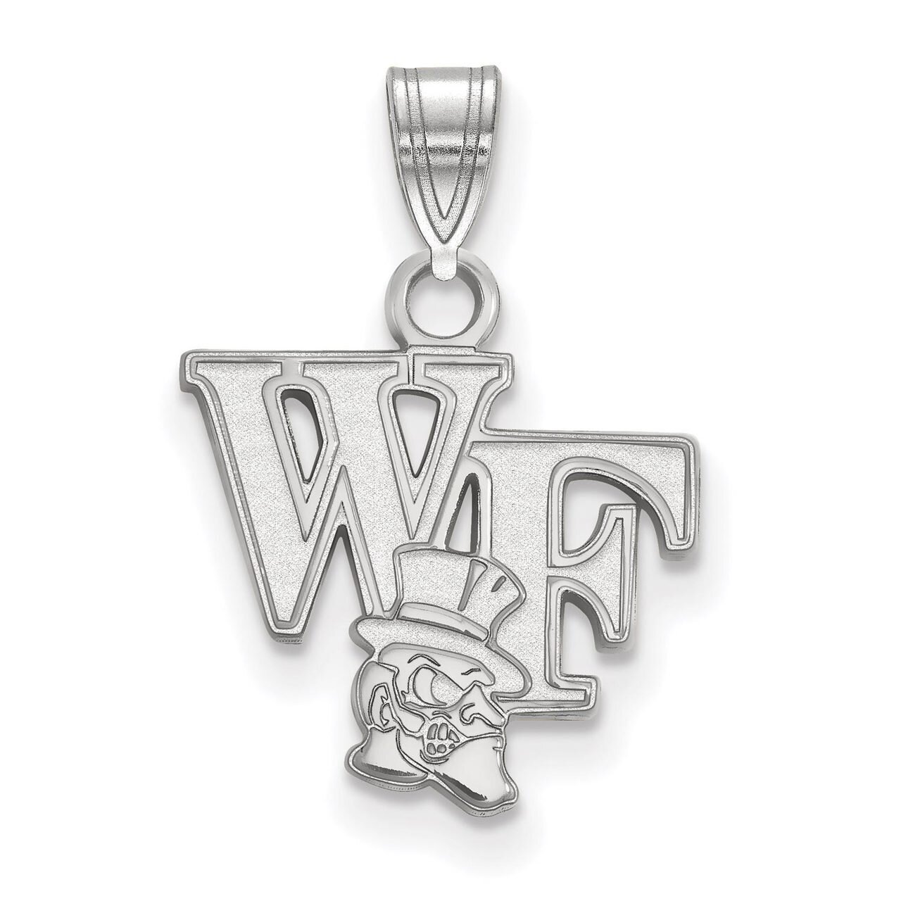 Wake Forest University Small Pendant Sterling Silver SS042WFU