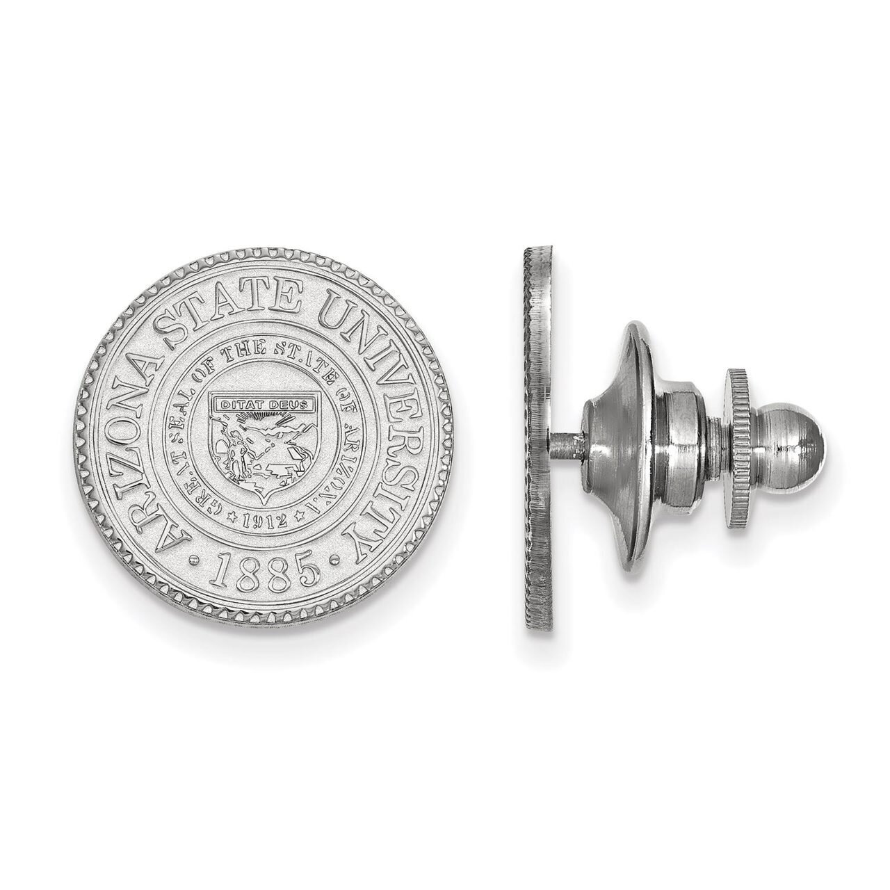 Arizona State University Crest Lapel Pin Sterling Silver SS045AZS