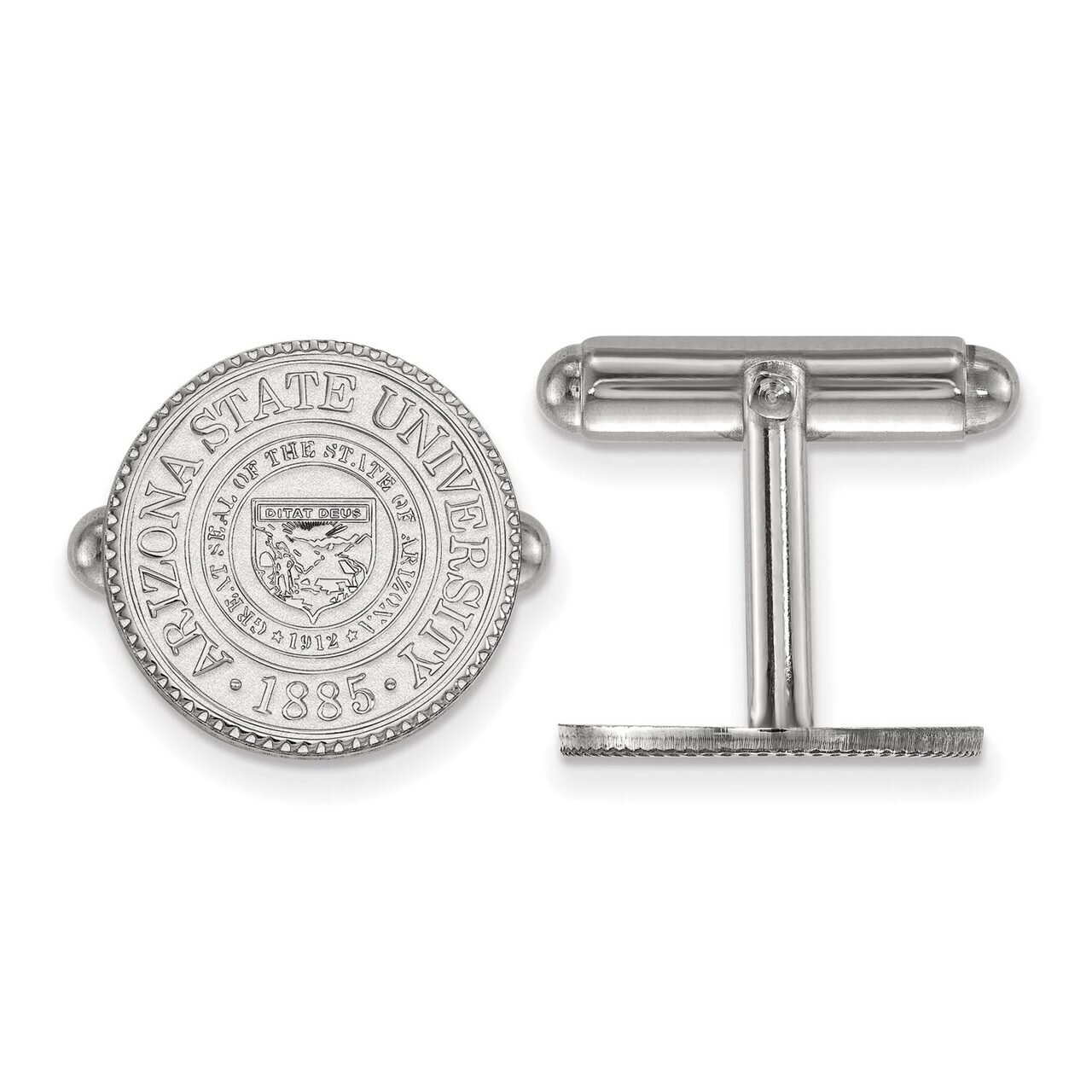 Arizona State University Crest Cuff Link Sterling Silver SS046AZS