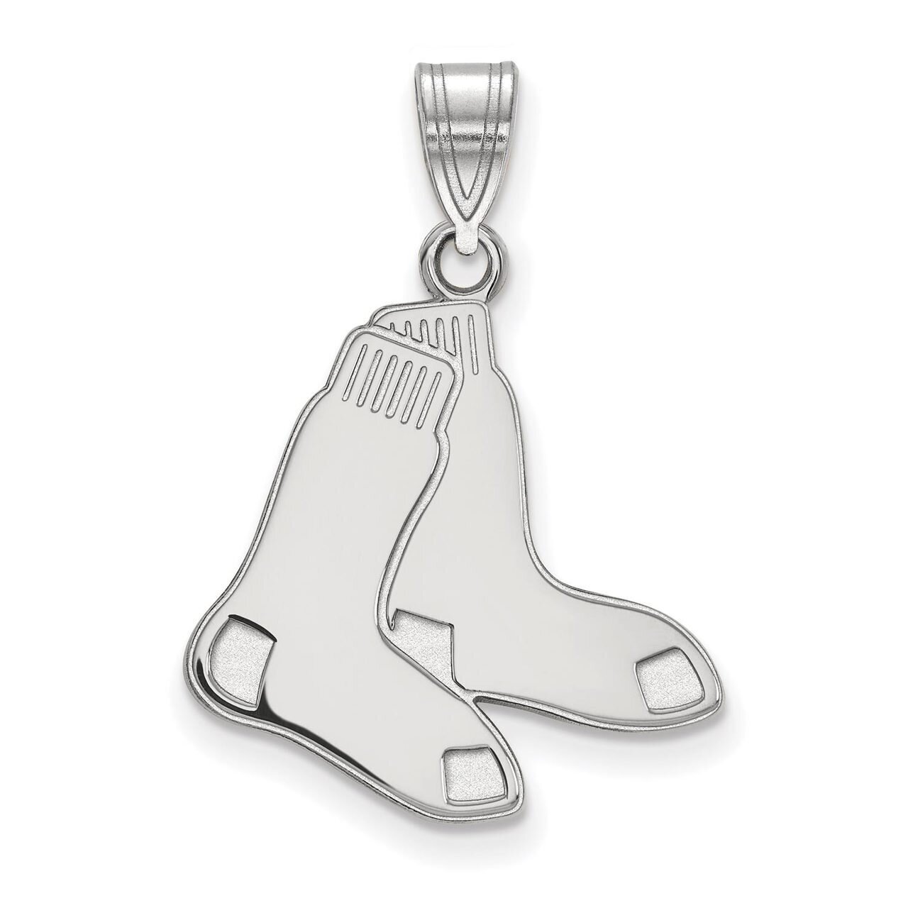 Boston Red Sox Large Pendant Sterling Silver SS046RSO