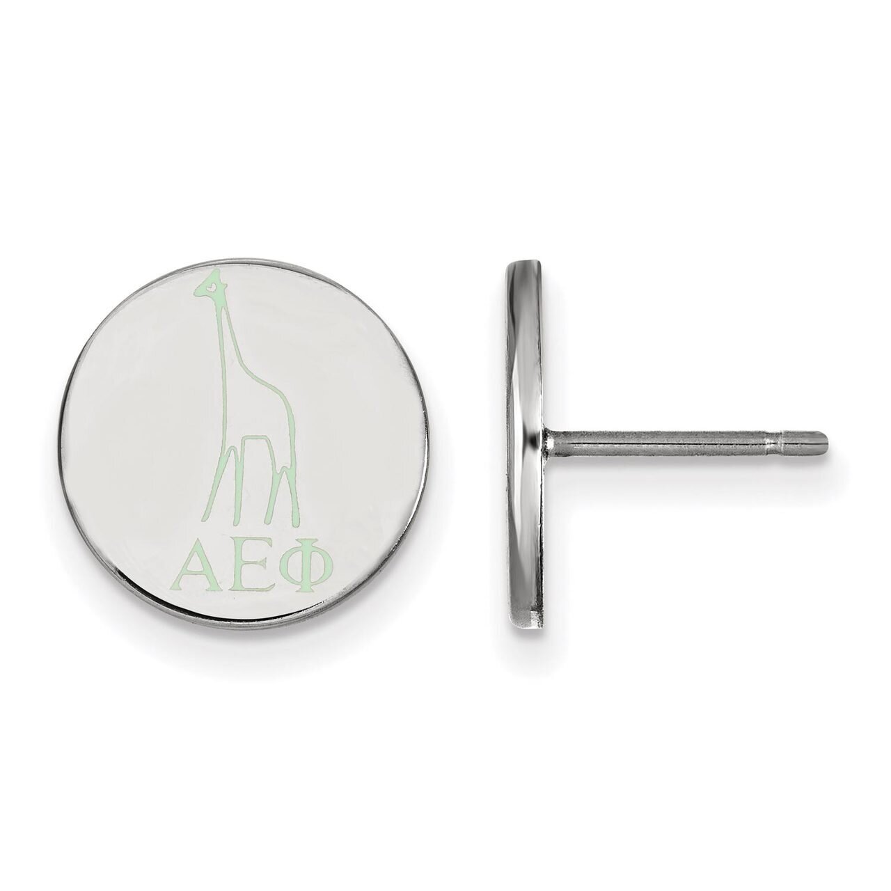 Alpha Epsilon Phi Enameled Post Earrings Sterling Silver SS047AEP, MPN: SS047AEP, 886774610177
