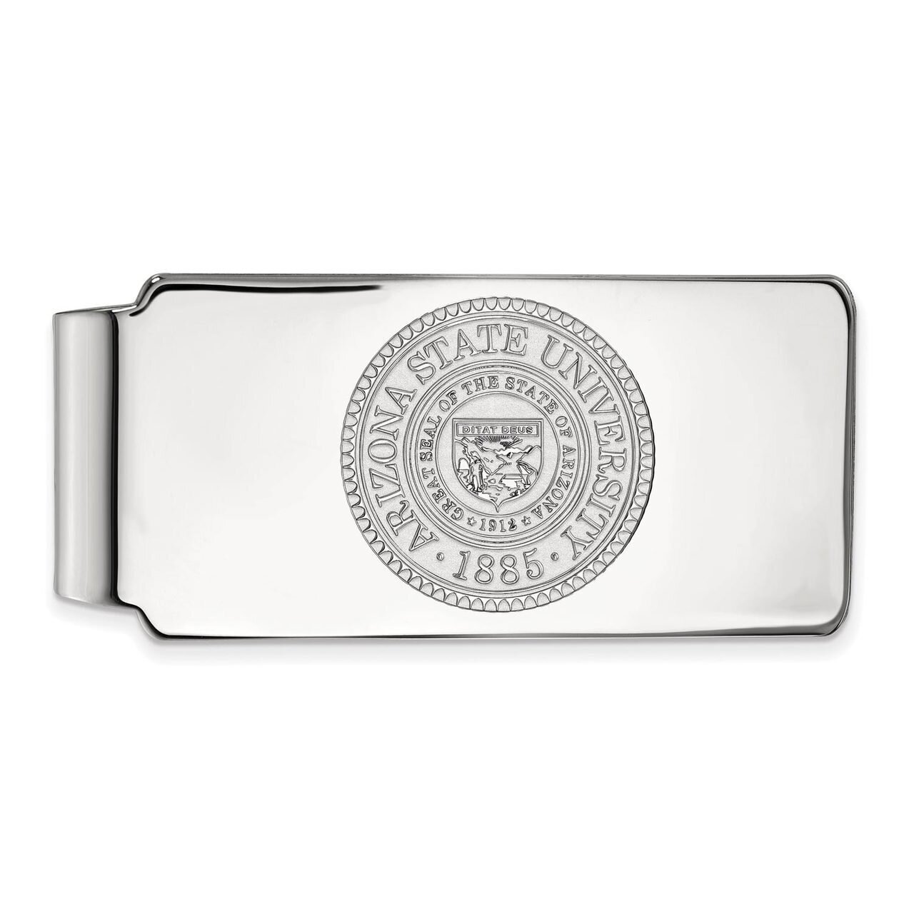 Arizona State University Money Clip Crest Sterling Silver SS047AZS, MPN: SS047AZS, 886774677835