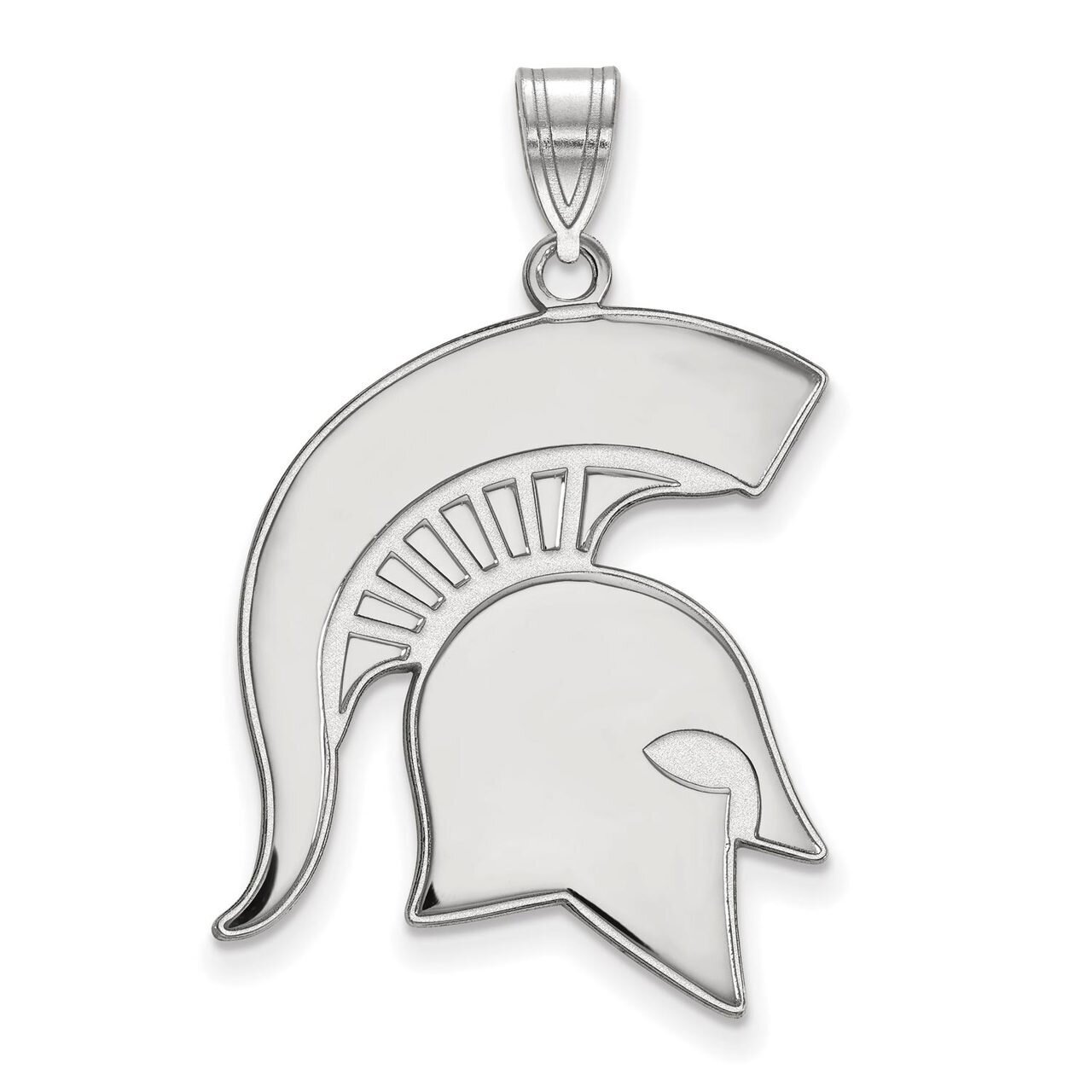 Michigan State University Extra Large Pendant Sterling Silver SS047MIS