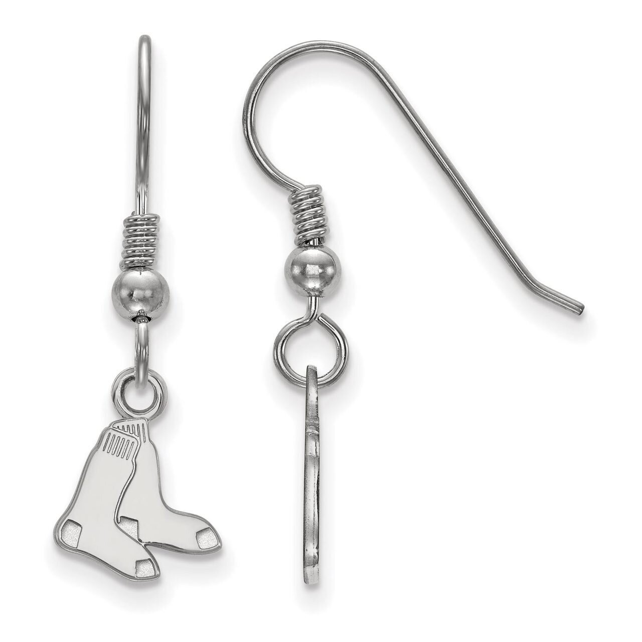 Boston Red Sox Extra Small Dangle Earring Wire Sterling Silver SS047RSO, MPN: SS047RSO, 886774631004