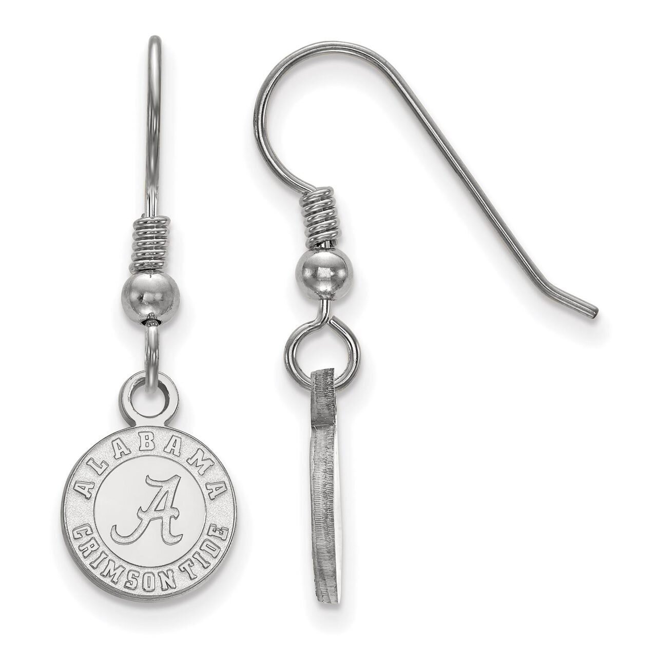 University of Alabama Extra Small Dangle Earring Wire Sterling Silver SS047UAL, MPN: SS047UAL, 8867…