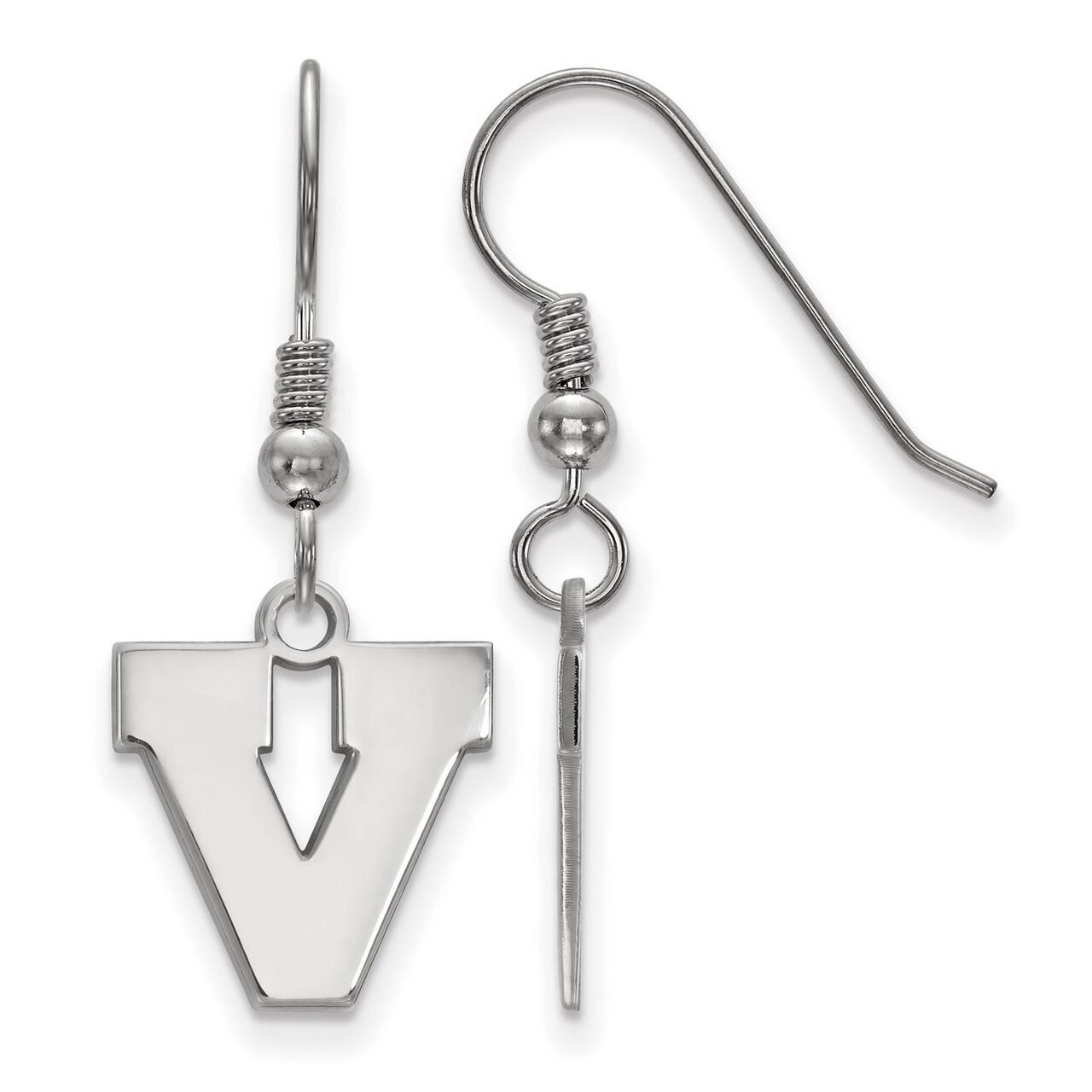 University of Virginia Small Dangle Earring Wire Sterling Silver SS048UVA, MPN: SS048UVA, 886774725…