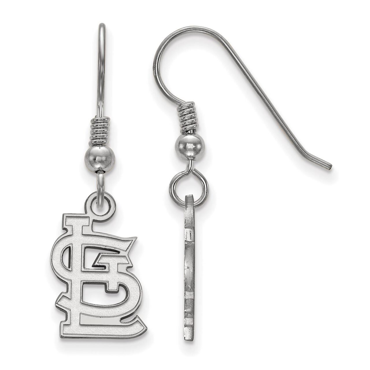 St. Louis Cardinals Small Dangle Earring Wire Sterling Silver SS049CRD, MPN: SS049CRD, 886774631080