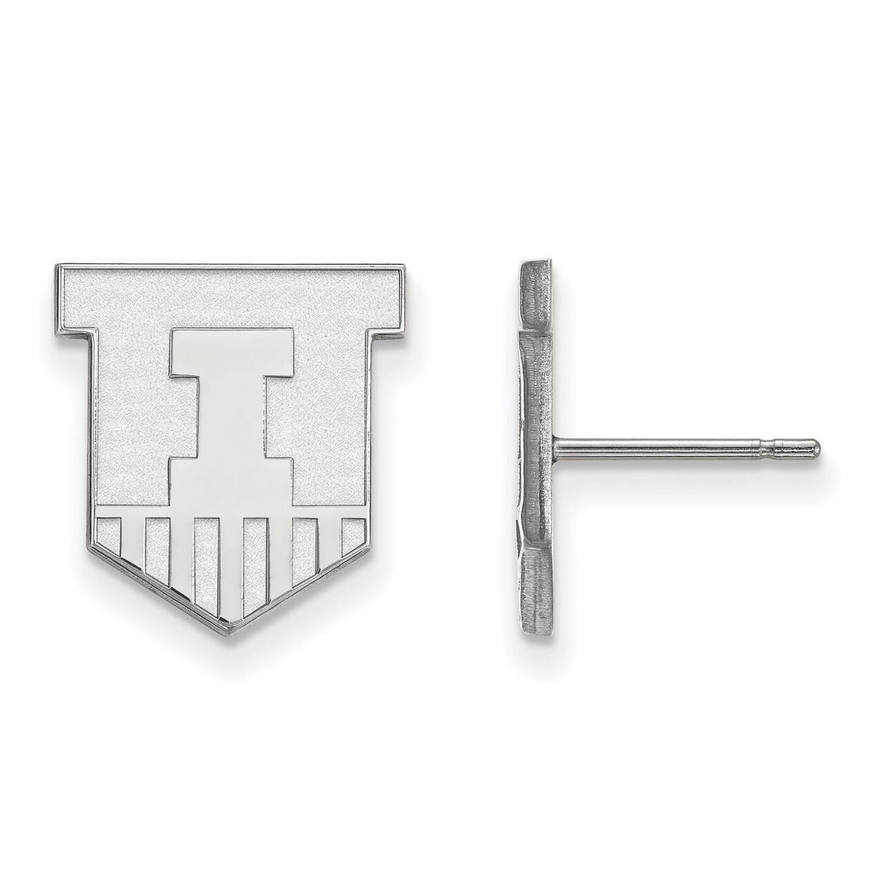 University of Illinois Small Post Earring Sterling Silver SS050UIL, MPN: SS050UIL, 886774708065