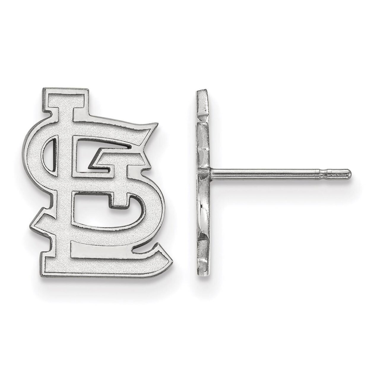St. Louis Cardinals Small Post Earring Sterling Silver SS051CRD