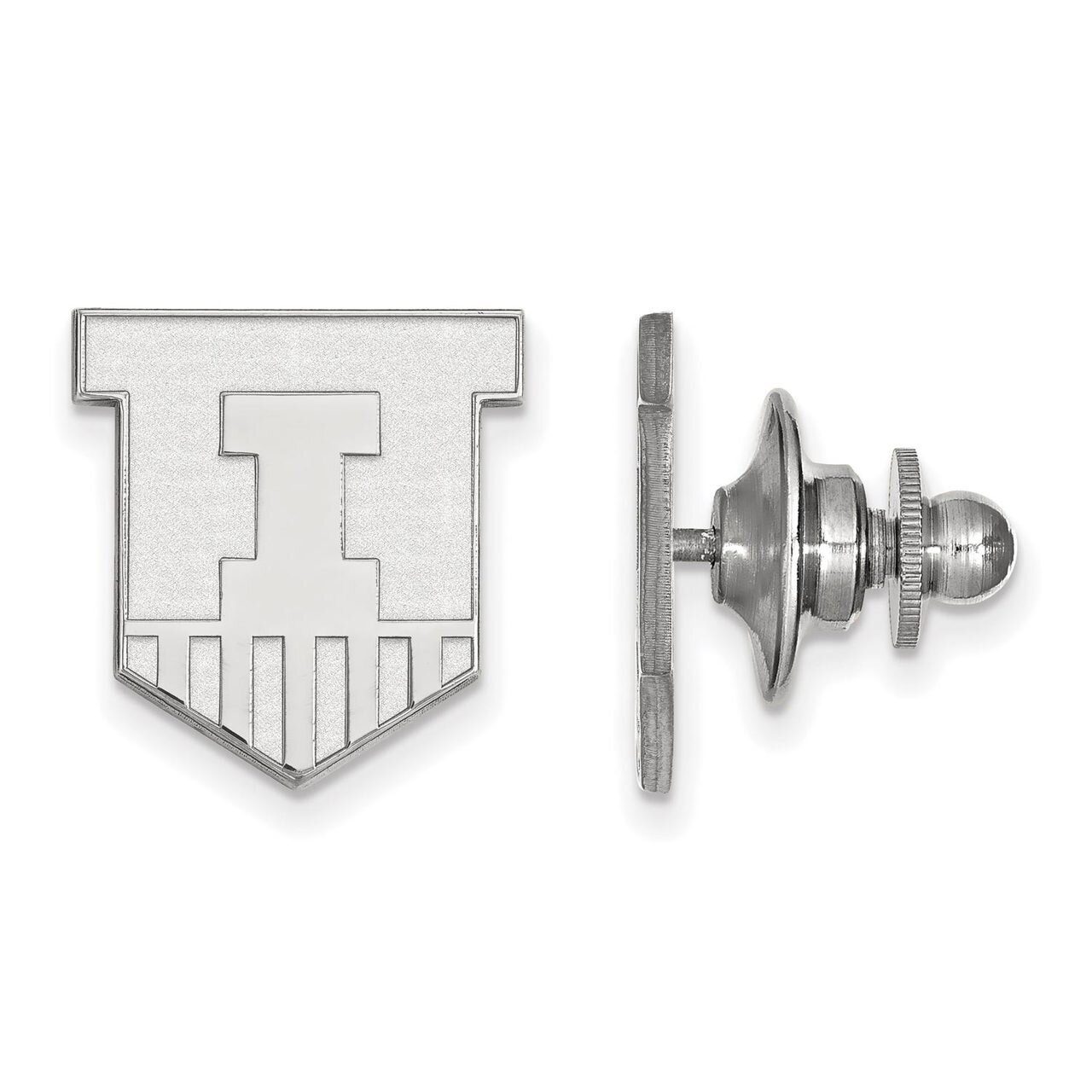 University of Illinois Lapel Pin Sterling Silver SS051UIL