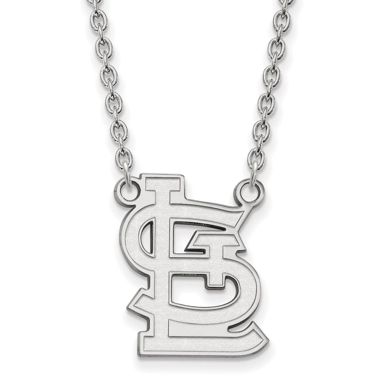 St. Louis Cardinals Large Pendant with Necklace Sterling Silver SS053CRD-18, MPN: SS053CRD-18, 8867…