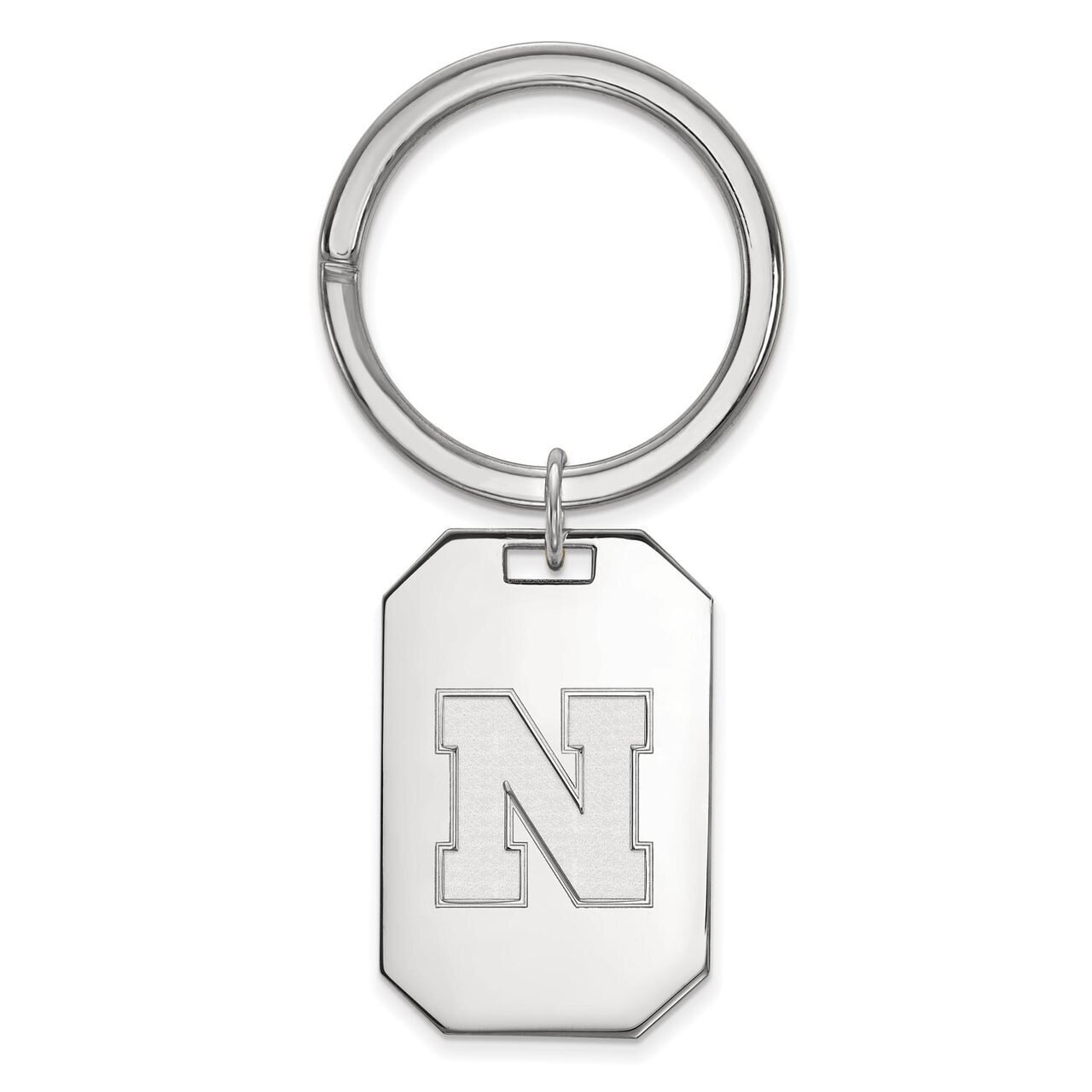 Univeristy of Nebraska Key Chain Sterling Silver SS053UNE