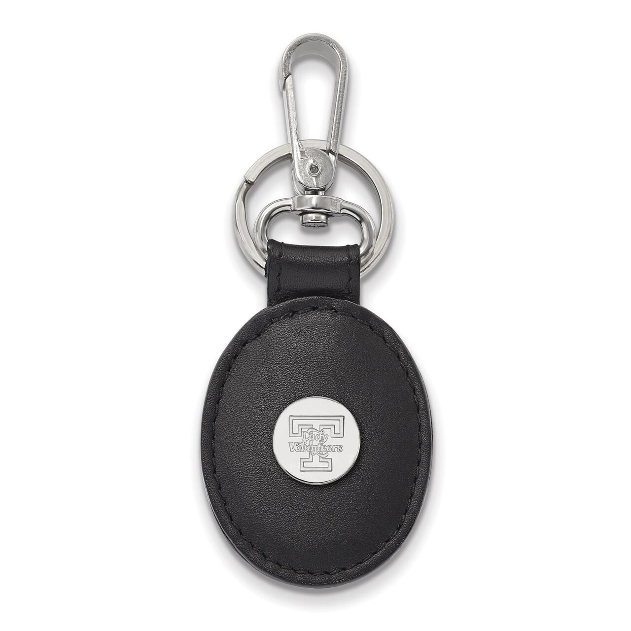 University of Tennessee Black Leather Oval Key Chain Sterling Silver SS053UTN-K1, MPN: SS053UTN-K1,…