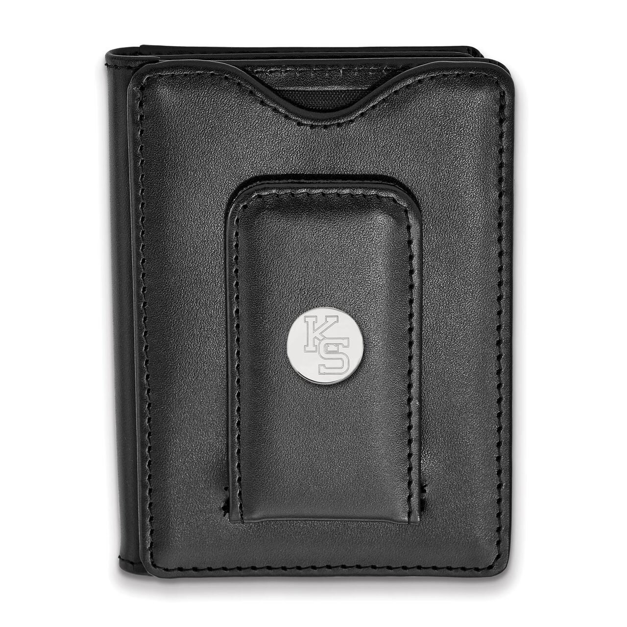 Kansas State University Black Leather Wallet SS054KSU-W1
