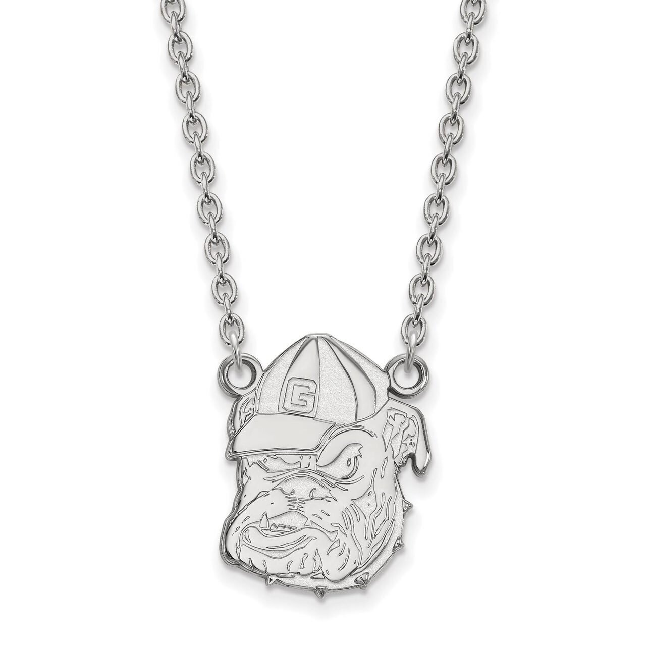 University of Georgia Large Pendant with Necklace Sterling Silver SS055UGA-18, MPN: SS055UGA-18, 88…