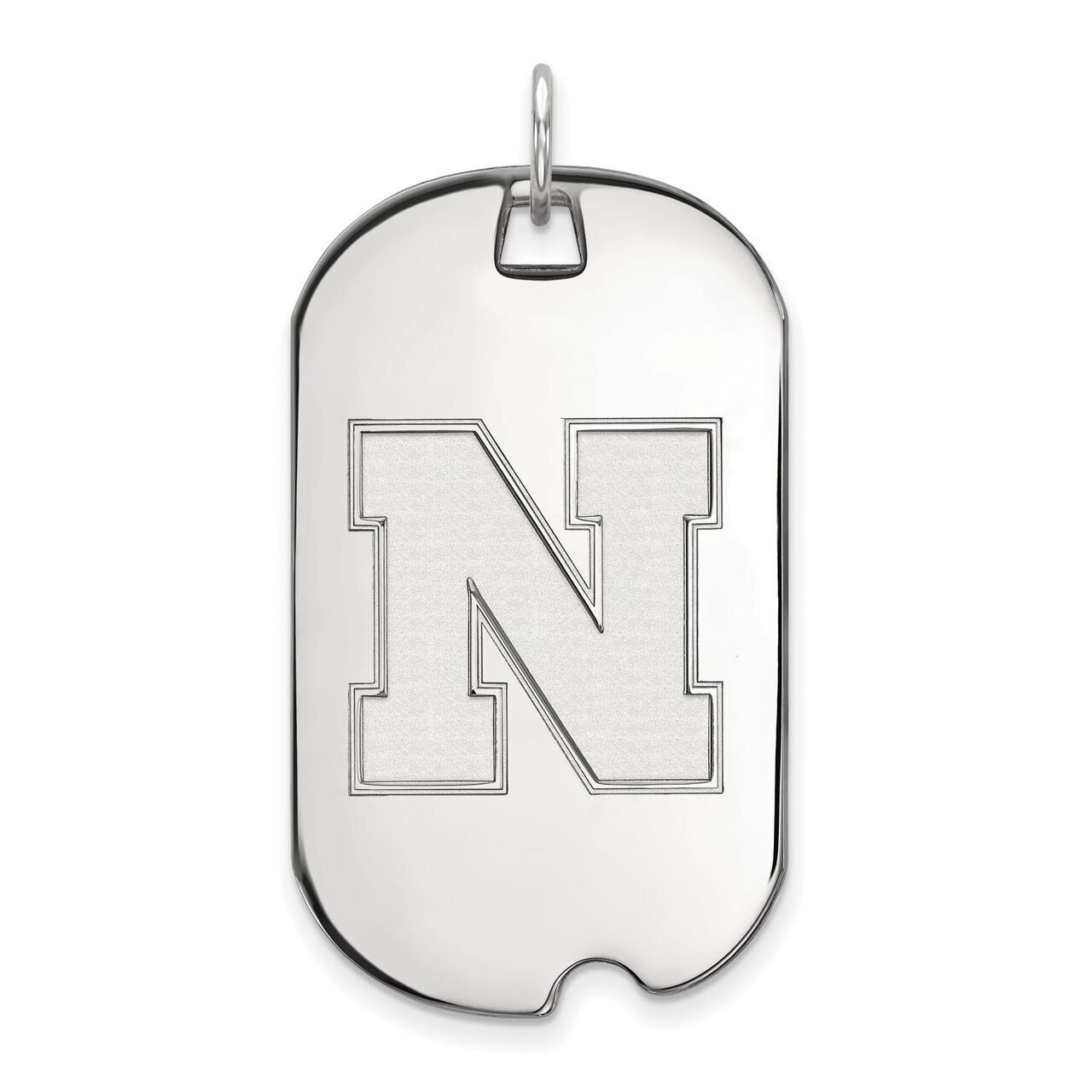 University of Nebraska Large Dog Tag Sterling Silver SS055UNE, MPN: SS055UNE, 886774713434