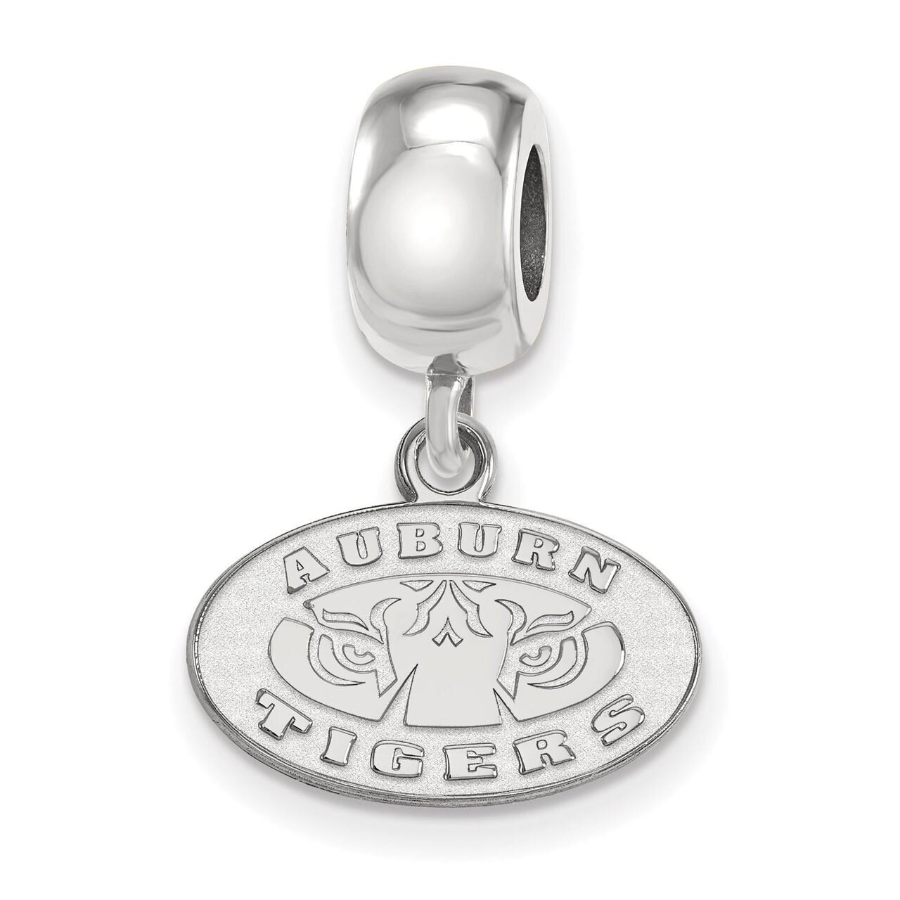 Auburn University Bead Charm Extra Small Dangle Sterling Silver SS056AU