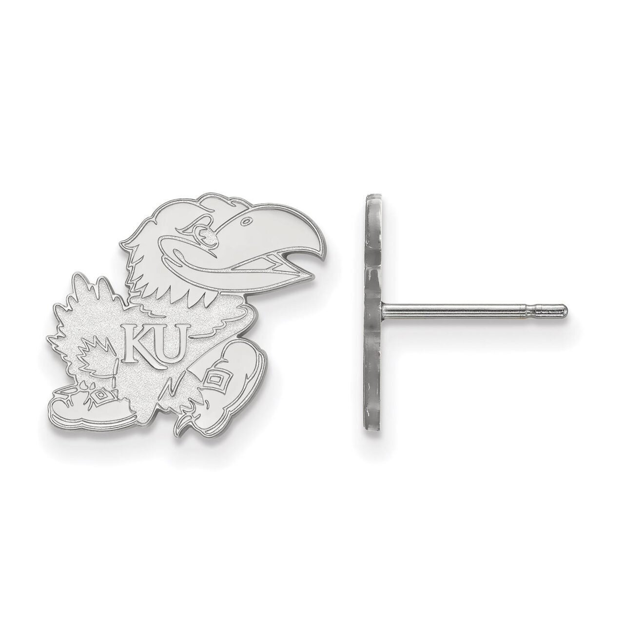 University of Kansas Small Post Earring Sterling Silver SS056UKS, MPN: SS056UKS, 886774708966