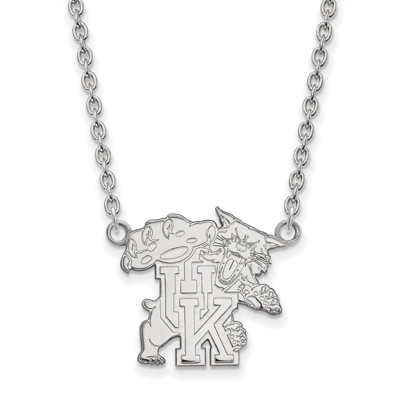 University of Kentucky Large Pendant with Necklace Sterling Silver SS057UK-18, MPN: SS057UK-18, 886…