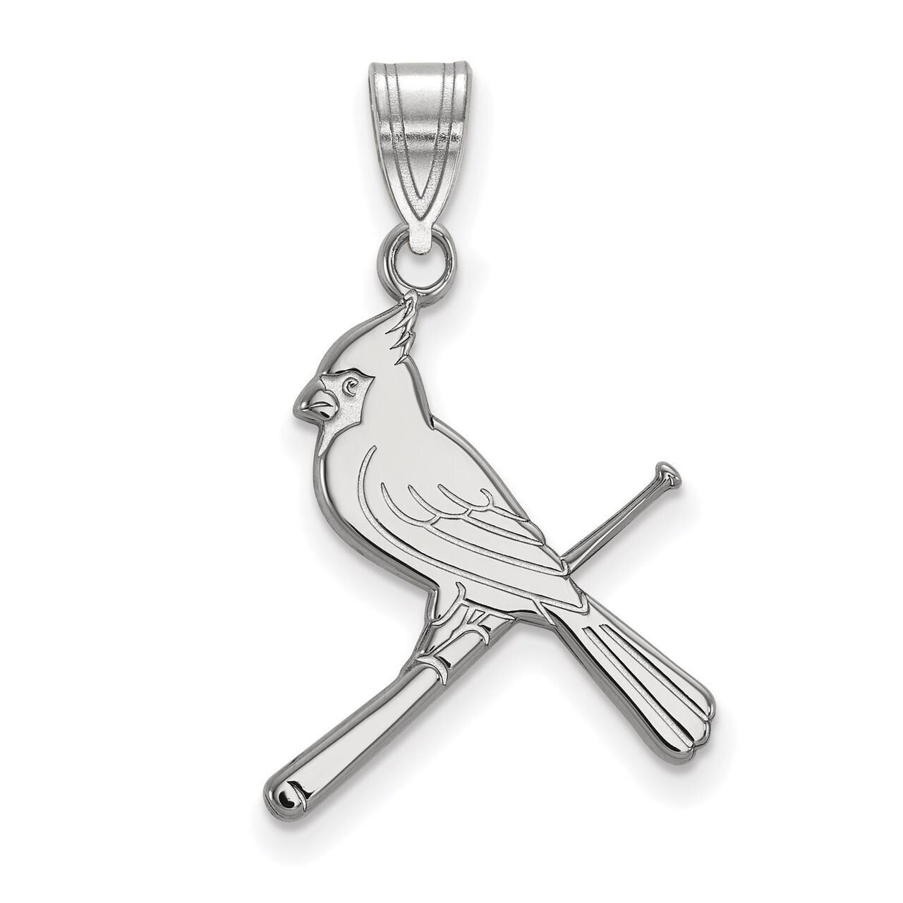 St. Louis Cardinals Large Pendant Sterling Silver SS059CRD