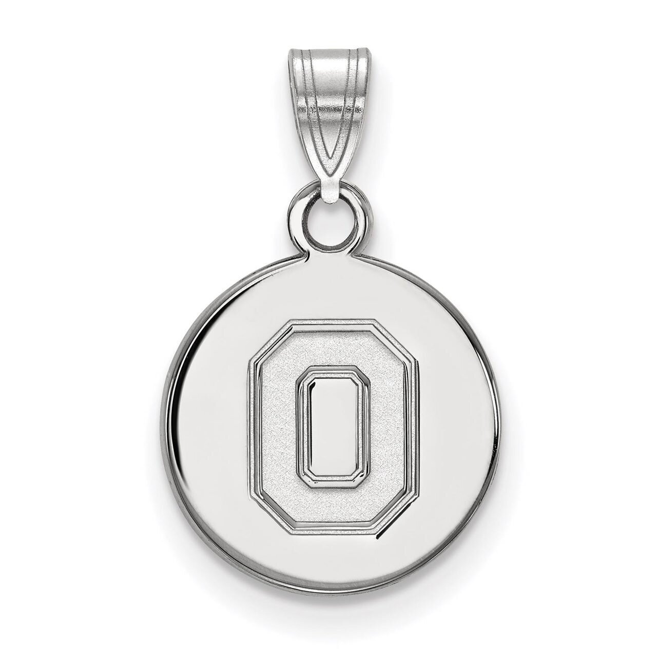 Ohio State University Small Disc Pendant Sterling Silver SS060OSU, MPN: SS060OSU, 886774693156