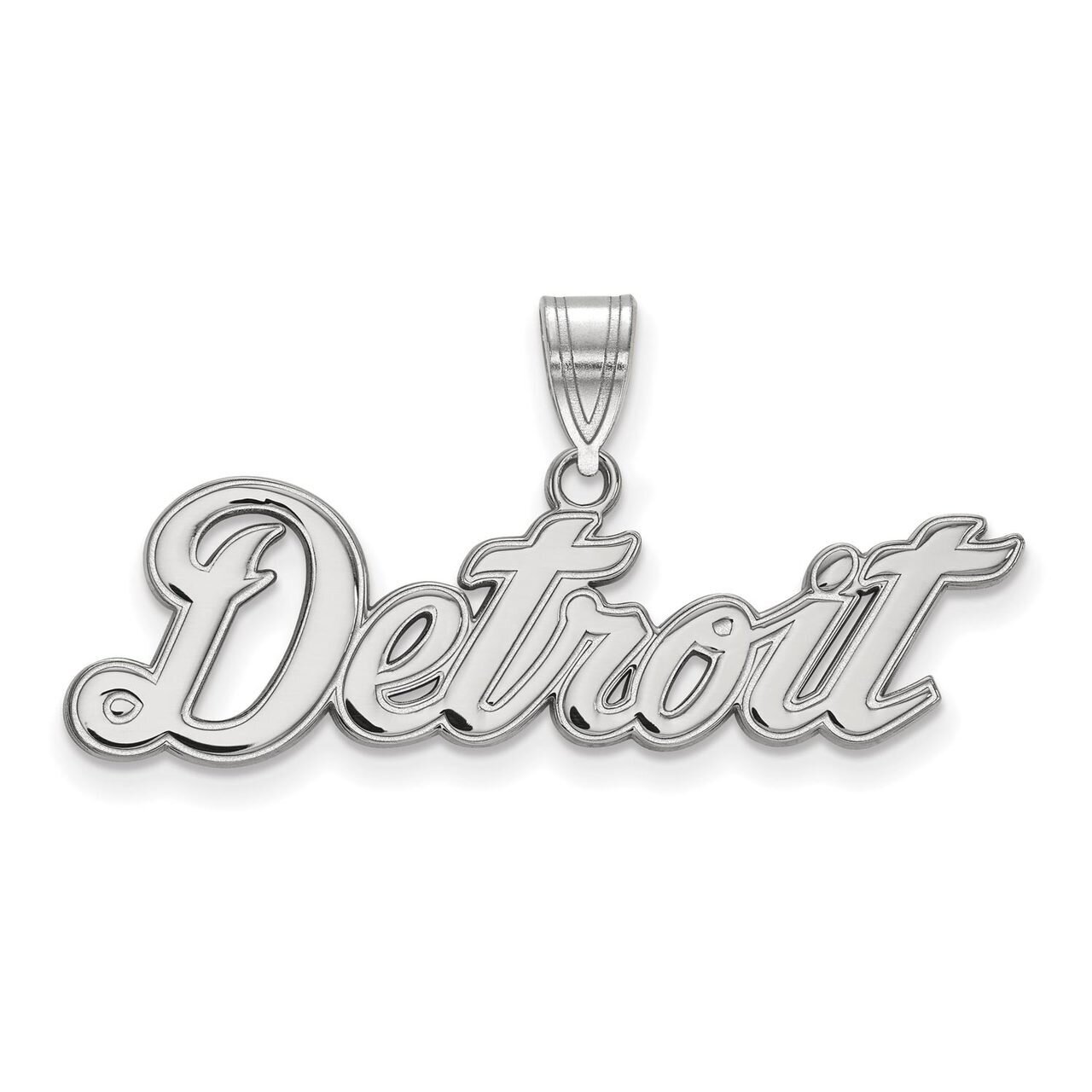 Detroit Tigers Large Pendant Sterling Silver SS060TIG