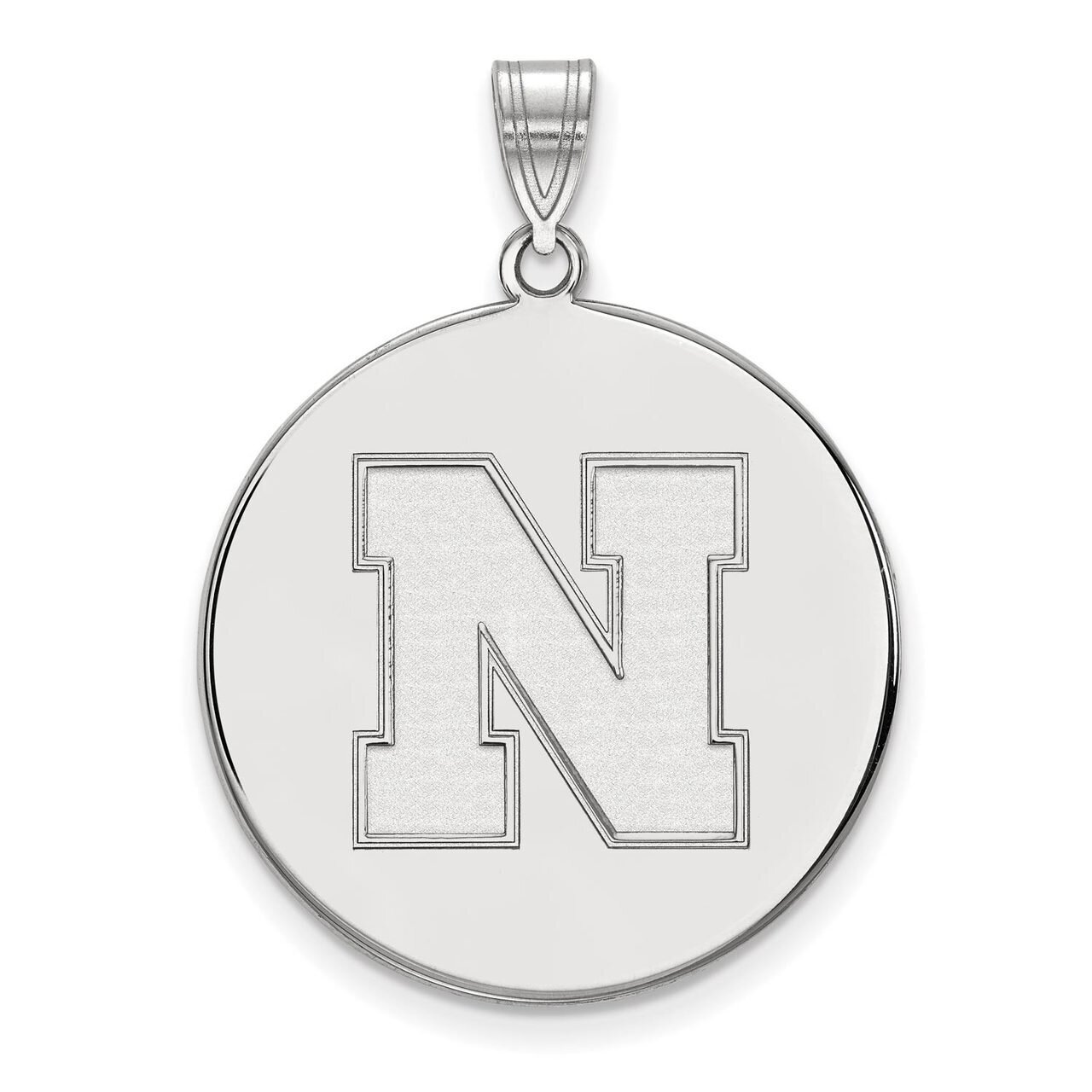 University of Nebraska Extra Large Disc Pendant Sterling Silver SS060UNE, MPN: SS060UNE, 8867747135…