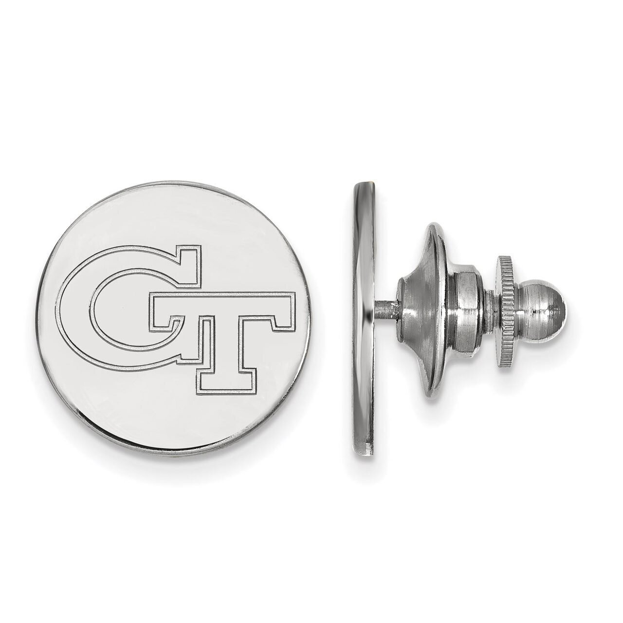 Georgia Institute of Technology Lapel Pin Sterling Silver SS062GT