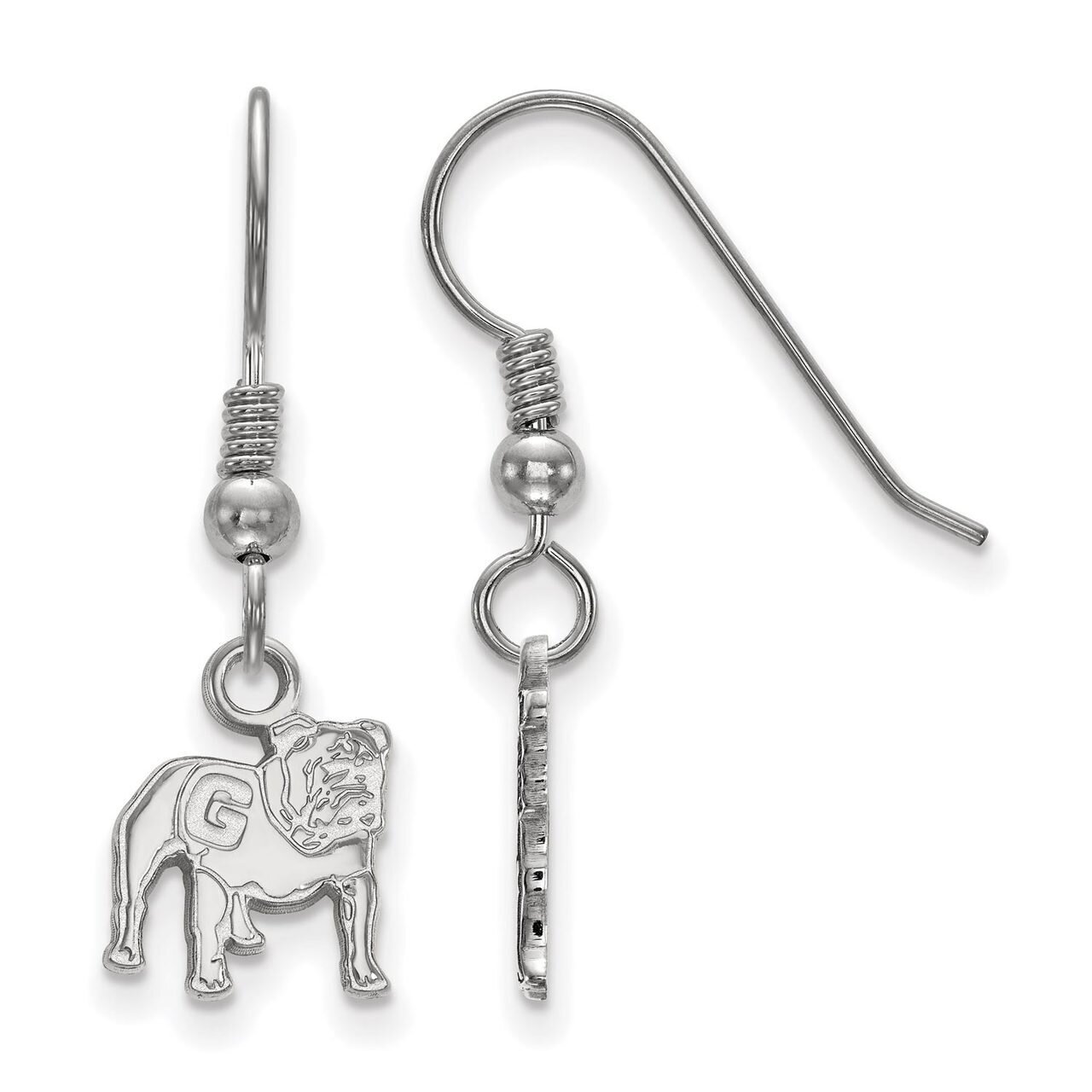 University of Georgia Extra Small Dangle Earring Wire Sterling Silver SS062UGA, MPN: SS062UGA, 8867…