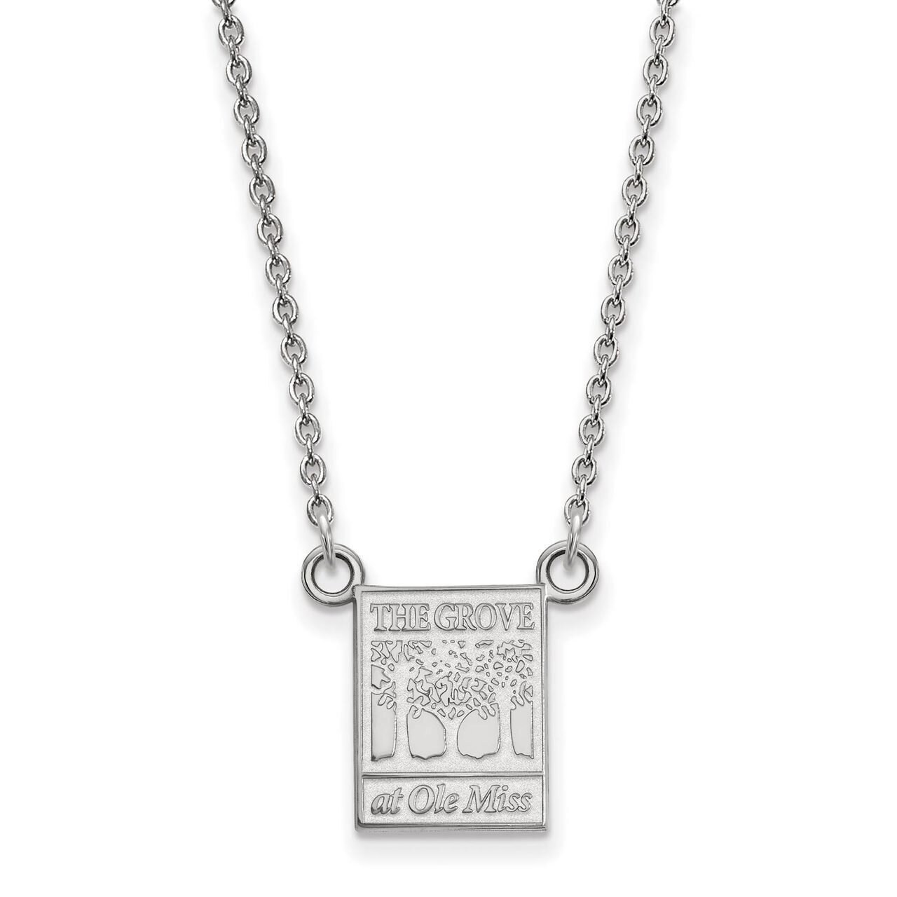 University of Missisippi Small Pendant with Necklace Sterling Silver SS064UMS-18, MPN: SS064UMS-18,…