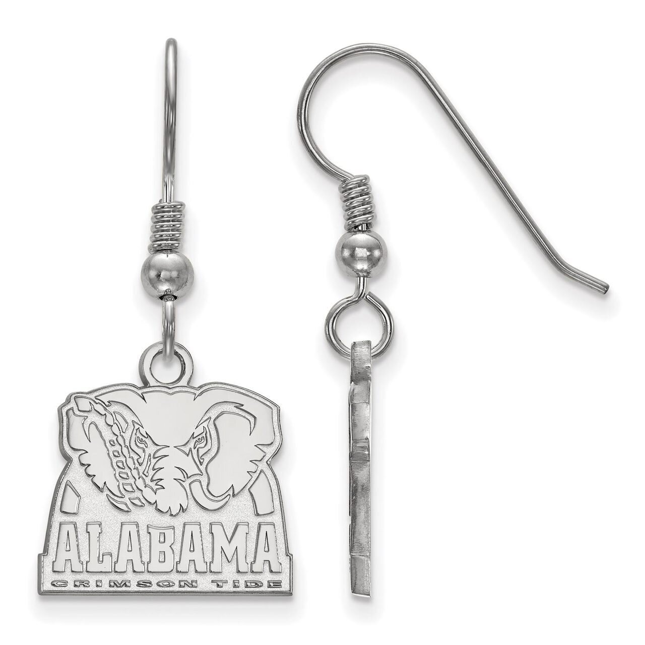 University of Alabama Small Dangle Earring Wire Sterling Silver SS065UAL, MPN: SS065UAL, 8867747031…