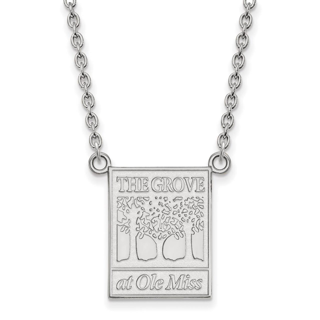 University of Missisippi Large Pendant with Necklace Sterling Silver SS065UMS-18, MPN: SS065UMS-18,…