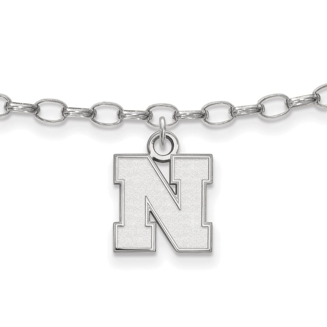 University of Nebraska Extra Small Anklet Sterling Silver SS065UNE, MPN: SS065UNE, 886774713236