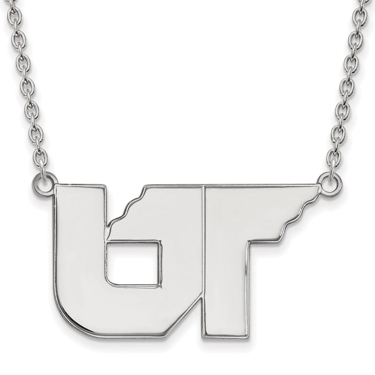 University of Tennessee Large Pendant with Necklace Sterling Silver SS065UTN-18